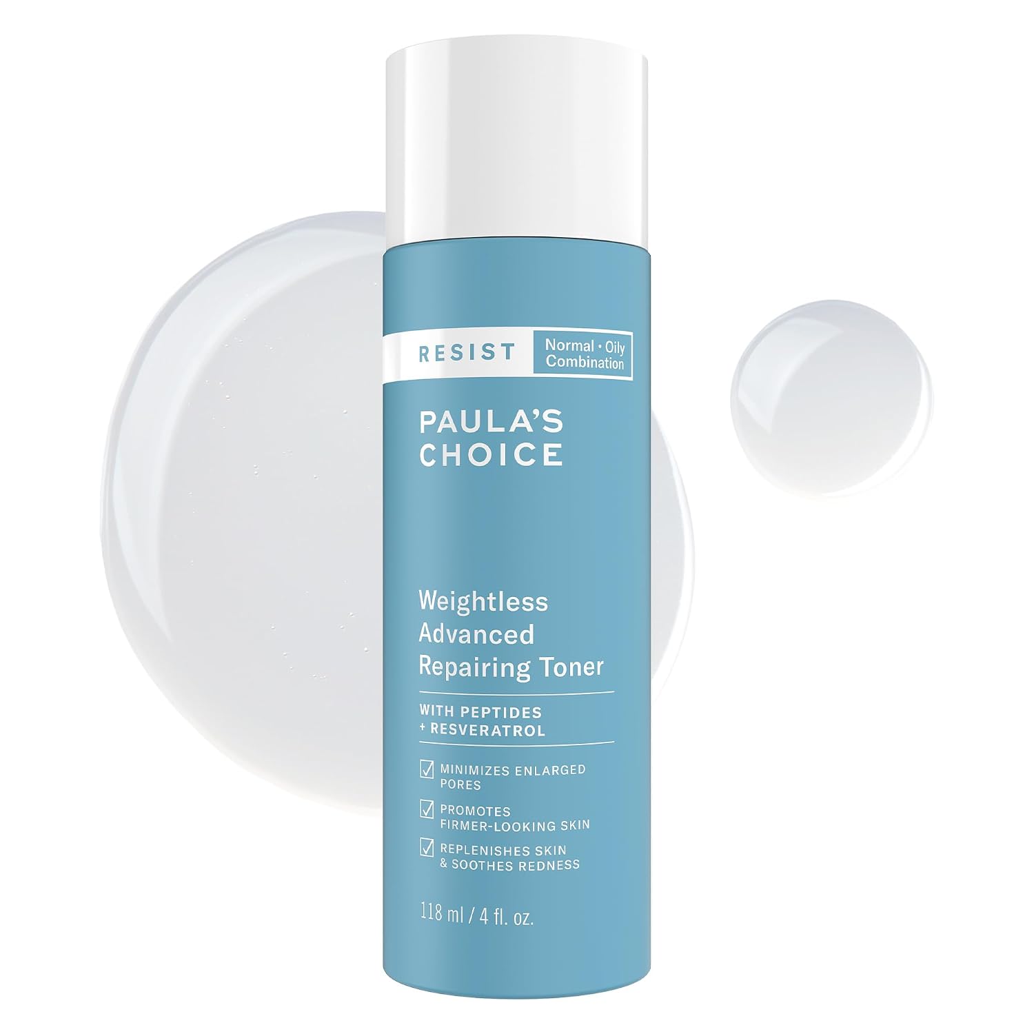 PAULA S CHOICE RESIST TÓNICO FACIAL REPARADOR AVANZADO SIN PESO, 4 ONZAS - 1