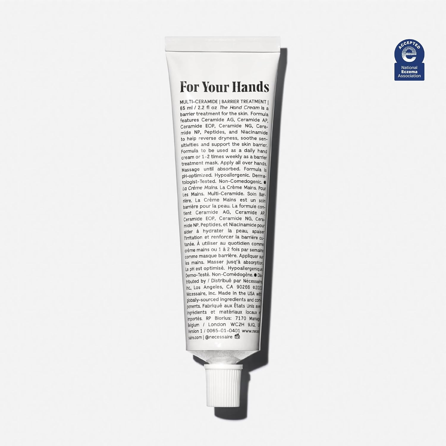 THE HAND CREMA. LOCIÓN DE MANOS SIN FRAGANCIA CON 5 CERAMIDAS Y PÉPTIDOS - 2