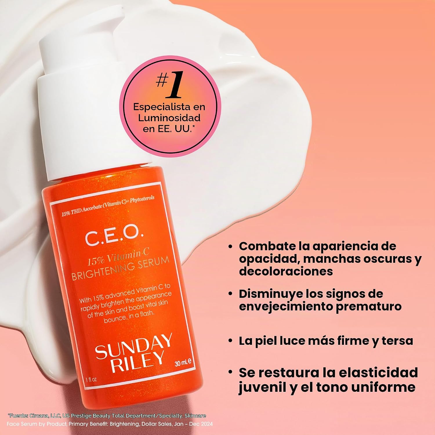 SUNDAY RILEY - C.E.O. 15% SUERO BRILLANTE CON VITAMINA C - 2