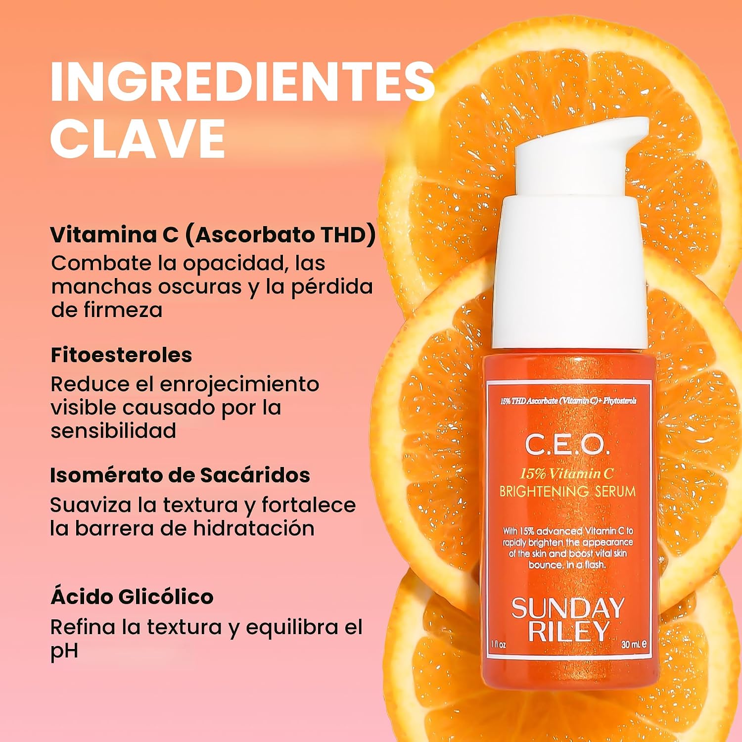 SUNDAY RILEY - C.E.O. 15% SUERO BRILLANTE CON VITAMINA C - 5