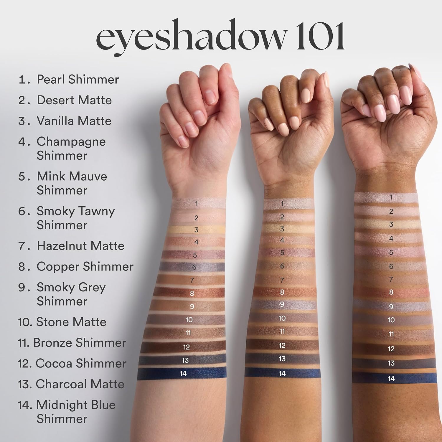 JULEP SOMBRA DE OJOS 101 DE CREMA A POLVO RESISTENTE AL AGUA BEACHY EFECTO MATE CREMA MATE DE SOMBRA DE OJOS BEIGE ARENA - 6