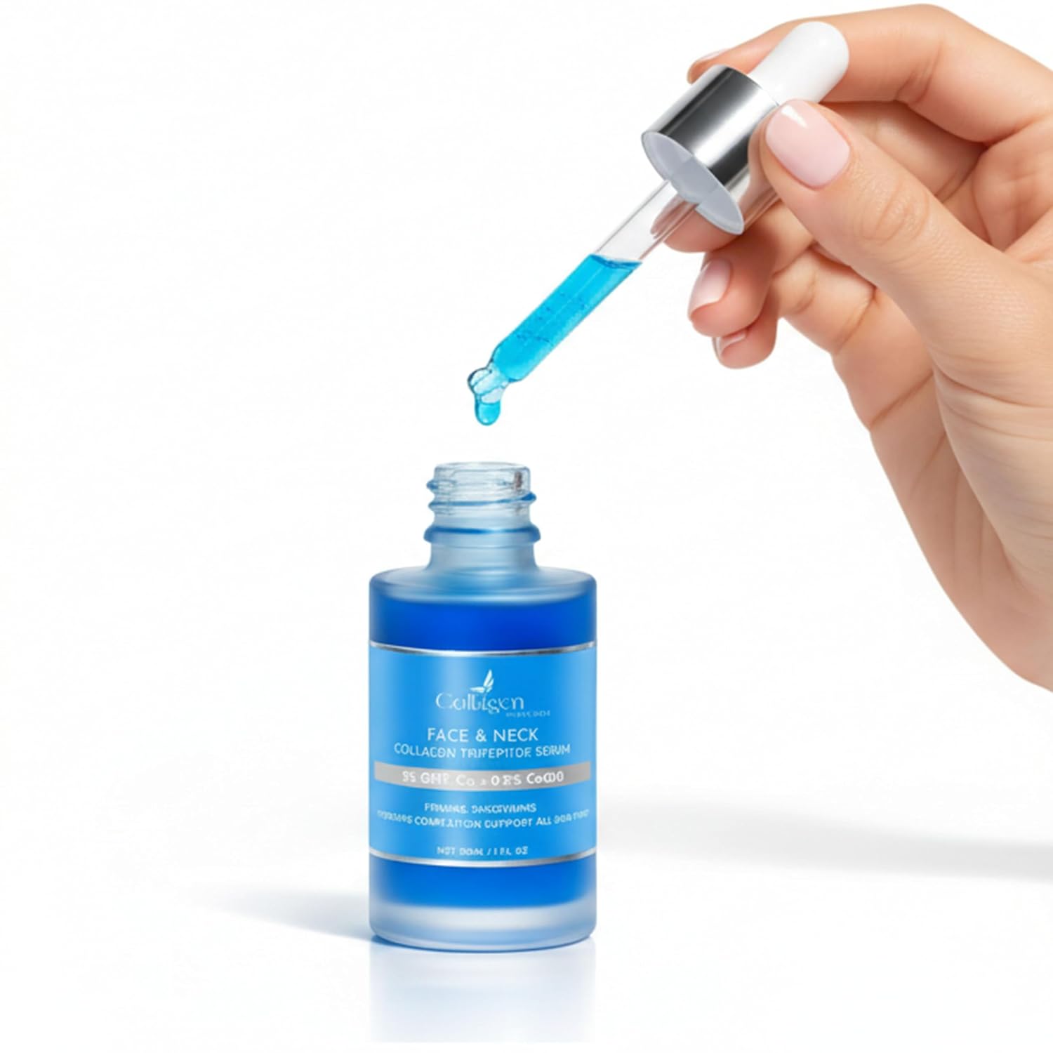 SUERO FACIAL Y CUELLO, 5% DE TRIPÉPTIDO DE COBRE GHK-CU 0.5% DE COENZIMA Q10, PALMITOIL TRIPÉPTIDOS REVITALIZADOR - 4