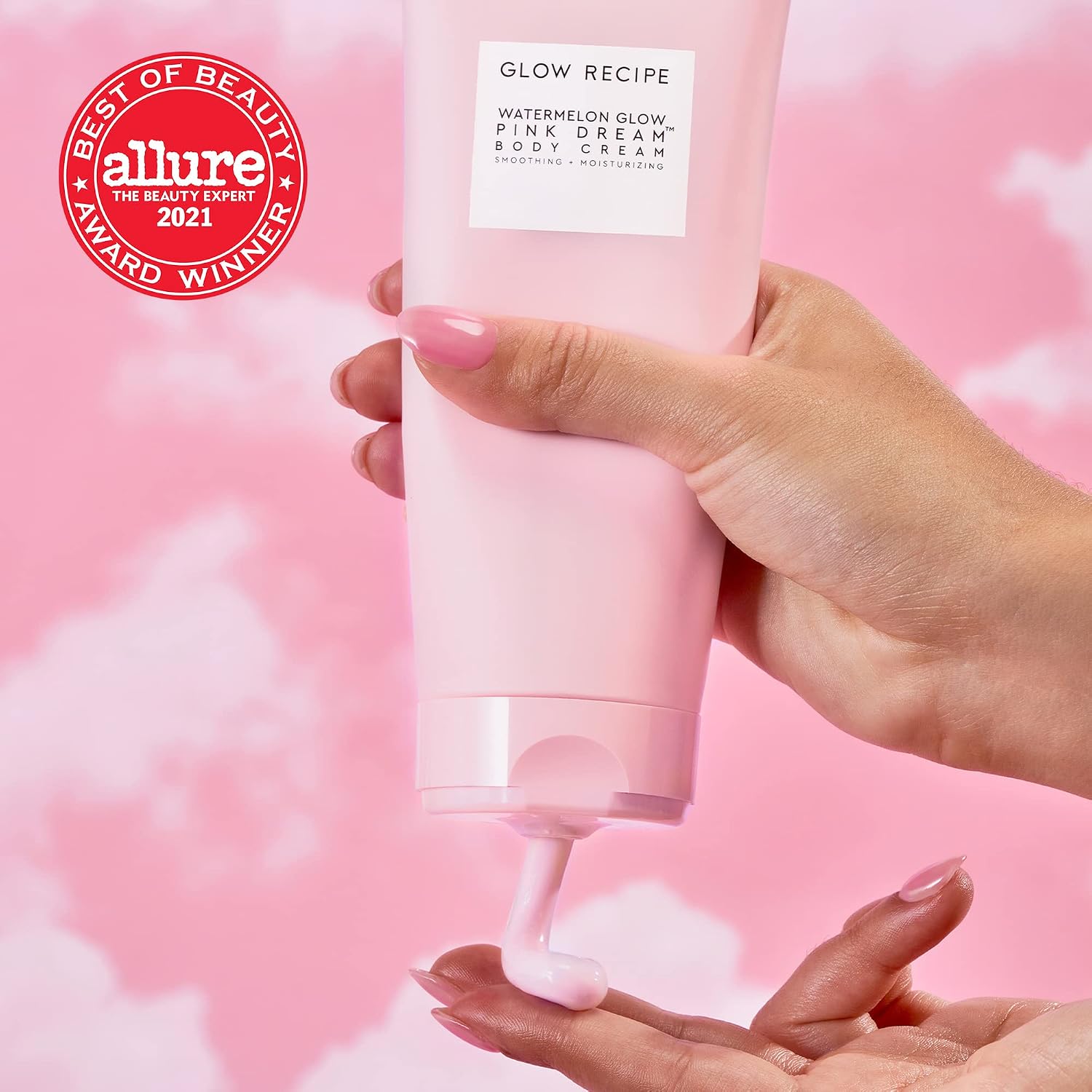 BRILLO GLOW RECIPE CREMA CORPORAL WATERMELON BRILLO GLOW PINK DREAM - ÁCIDO HIALURÓNICO PARA LA REPARACIÓN DE BARRERAS - 2