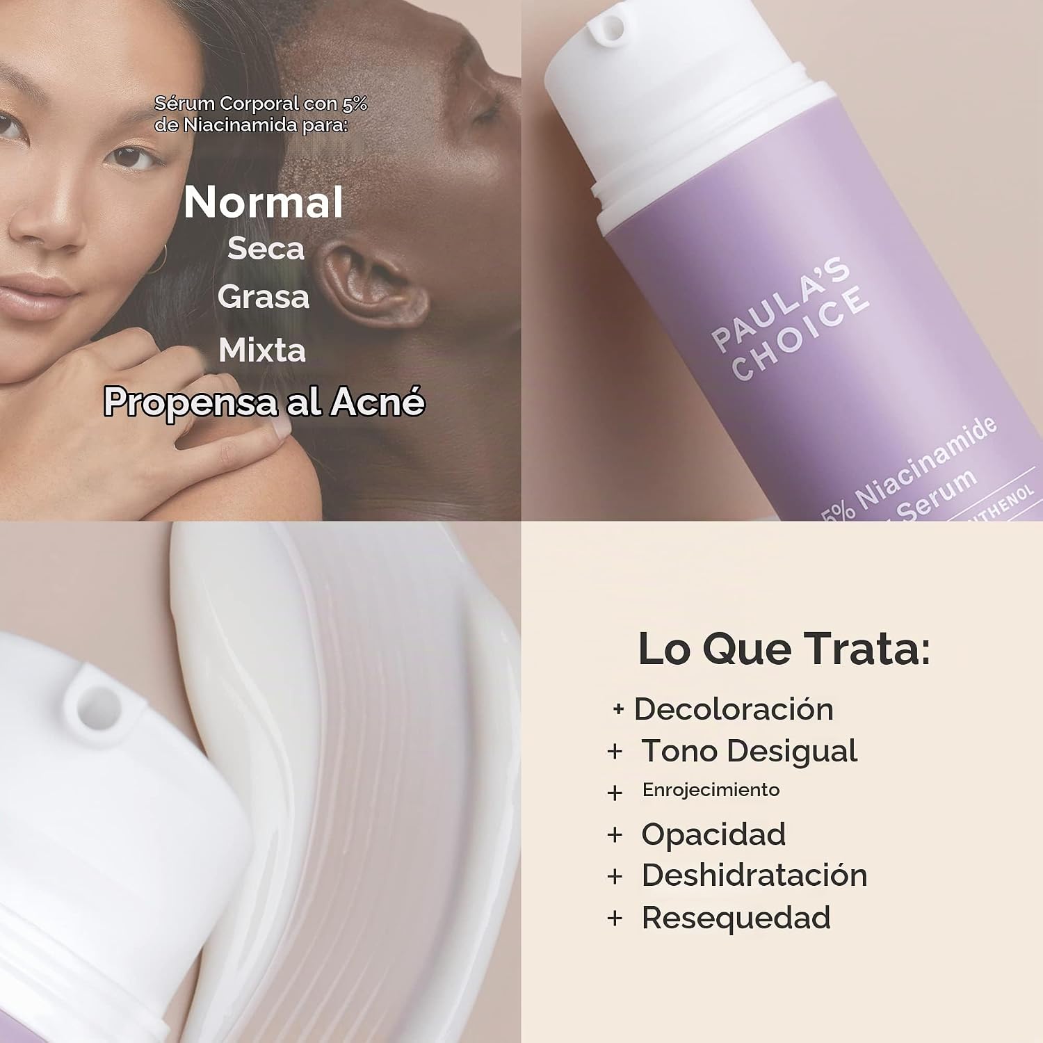 PAULA S CHOICE TRATAMIENTO CORPORAL DE NIACINAMIDA AL 5% CON VITAMINA B3 Y B5, 4 ONZAS LÍQUIDAS - 4