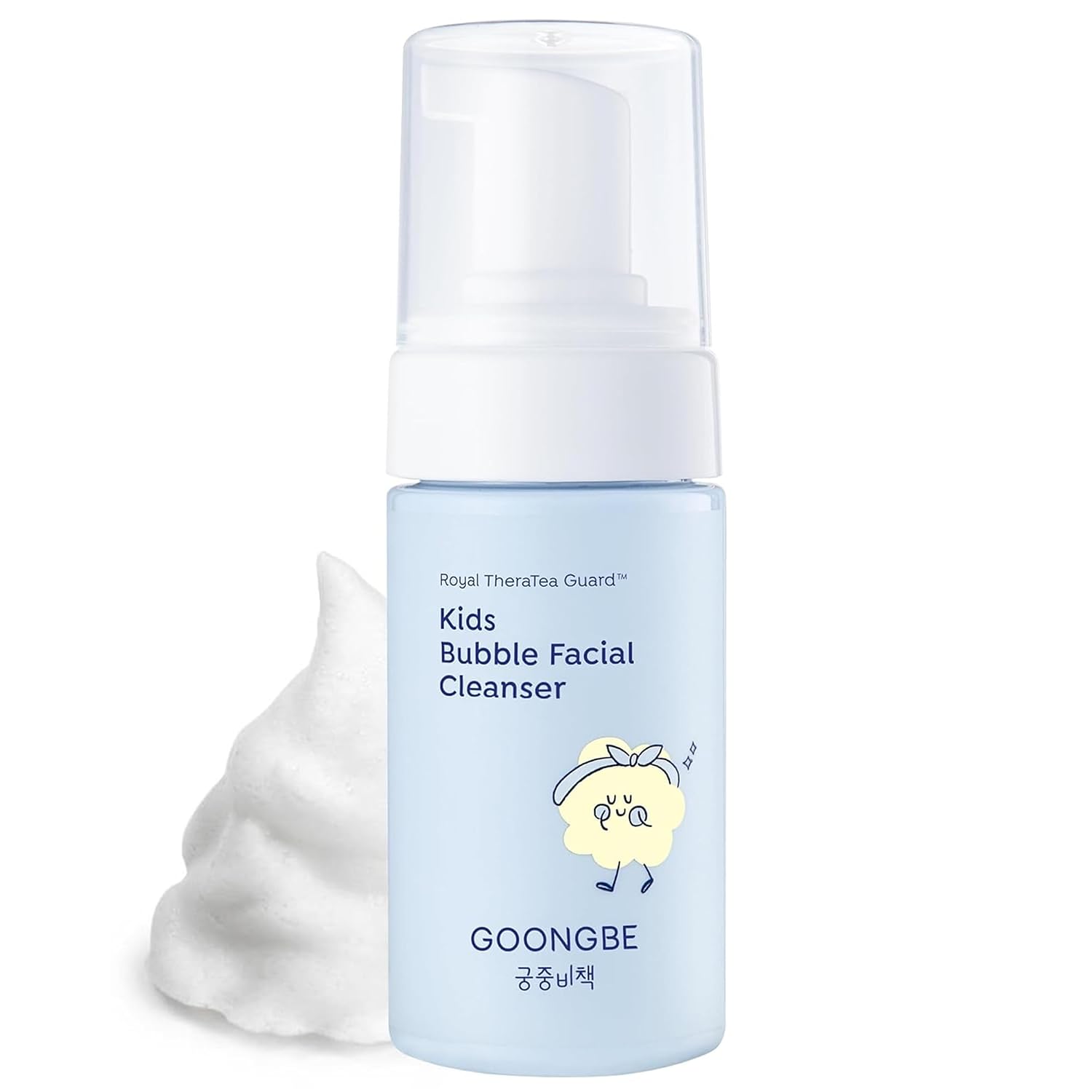 GOONGBE LIMPIADOR FACIAL DE BURBUJAS PARA NIÑOS - LAVADO FACIAL DE ESPUMA DE BURBUJAS COREANO DE PH BAJO PARA NIÑOS - - 1