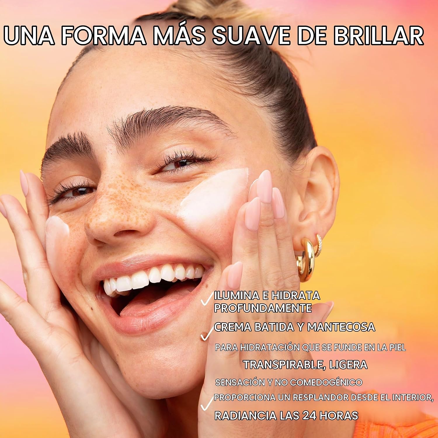BRILLO GLOW RECIPE CLOUDBERRY BRIGHT CREMA REFILL POD CREMA FACIAL COREANA ULTRA HIDRATANTE PARA MUJERES CON COQ10, PÉPTIDOS - 3