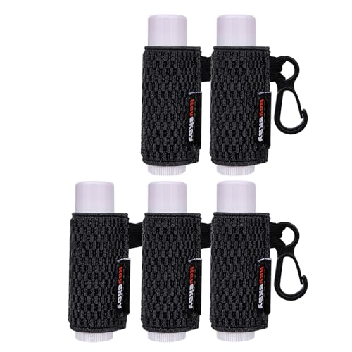 HEYSKAY 5PCS PORTABĂLSAMOS FUNDAS PARA LĂPIZ LABIAL LLAVERO PORTABRILLO LABIAL LLAVERO PROTECTOR LABIAL FUNDAS ELĂSTICAS - 7
