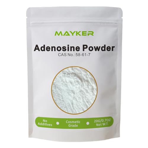 MAYKER ADENOSINE POLVO TRASLÚCIDO 0.7OZ, INGREDIENTE DE GRADO COSMÉTICO DE ALTA PUREZA PARA SUEROS A BASE DE AGUA, CREMAS, - 6
