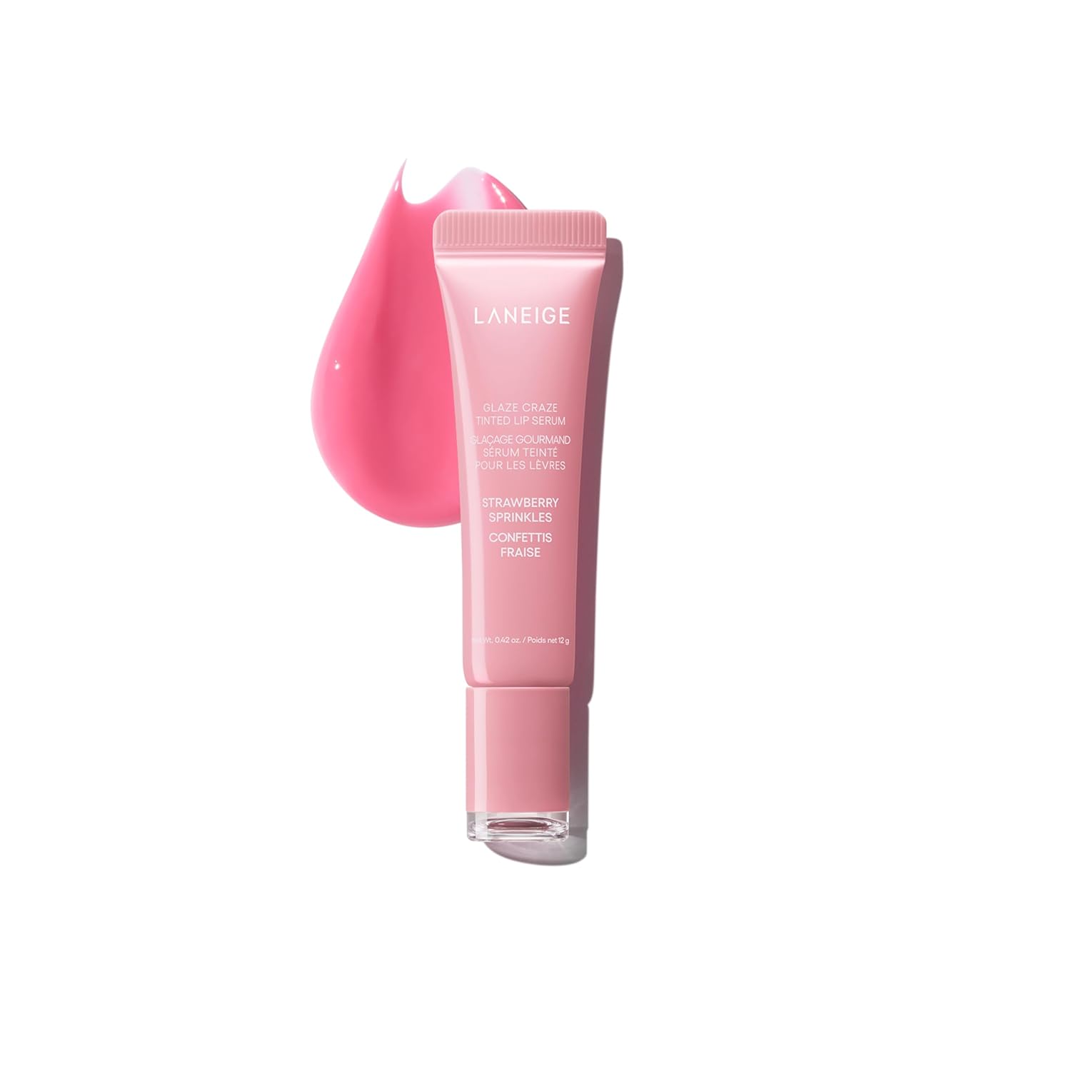 LANEIGE - SUERO LABIAL BRILLANTE GLAZE CRAZE: SUERO LABIAL HIDRATANTE PARA LABIOS BRILLANTES Y NUTRIDOS CON POLIPĂPTIDOS - 1