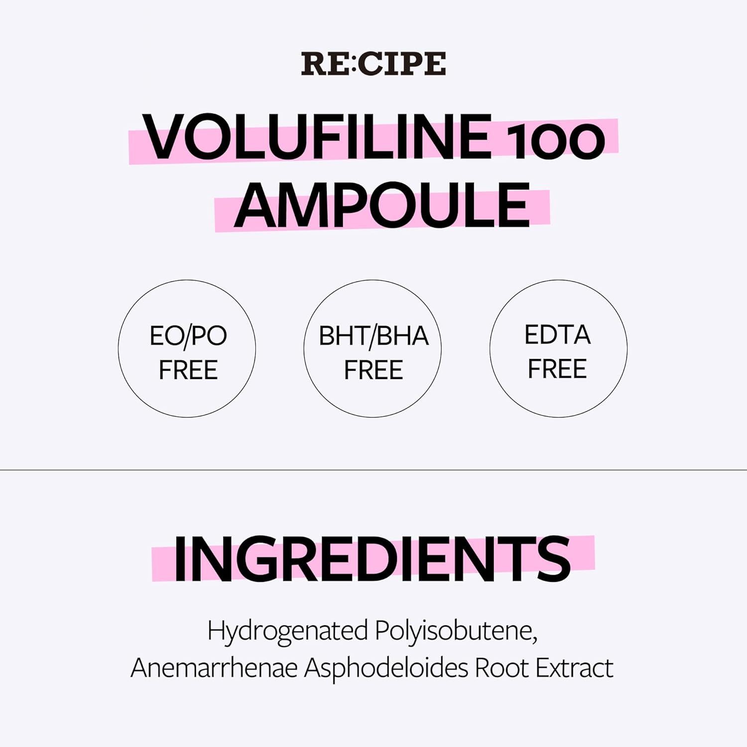 RECIPE VOLUFILINE 100% AMPOLLAS - DE FRANCIA, SEDERMA - SUERO PURO DE VOLUFILINE - IMPULSOR DE CUIDADO DE LA PIEL DIY - 7