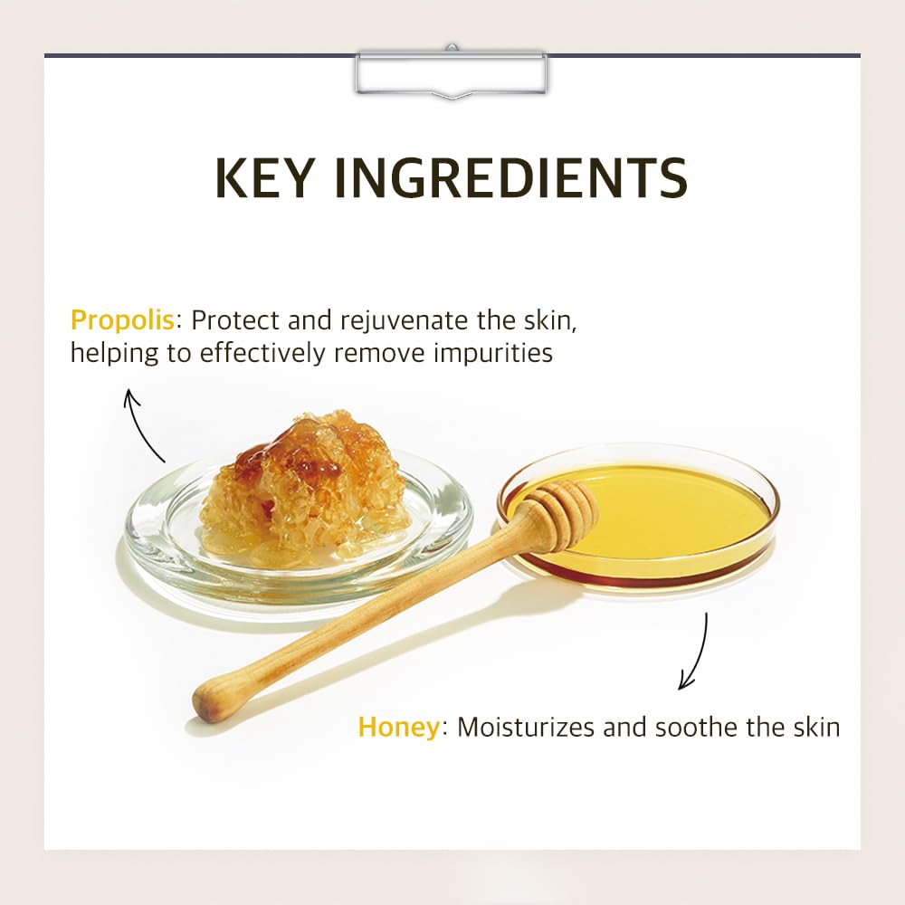 PAPA RECIPE BOMBEE - PAQUETE DE MÁSCARA DE MIEL DE 0.88 ONZAS X 1 HOJA DE MÁSCARA FACIAL PARA EL CUIDADO DE LA PIEL COREANA, - 3