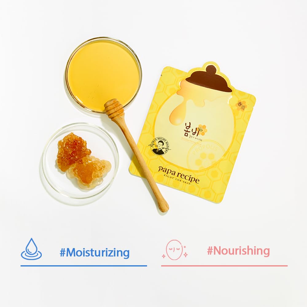 PAPA RECIPE BOMBEE - PAQUETE DE MÁSCARA DE MIEL DE 0.88 ONZAS X 1 HOJA DE MÁSCARA FACIAL PARA EL CUIDADO DE LA PIEL COREANA, - 5