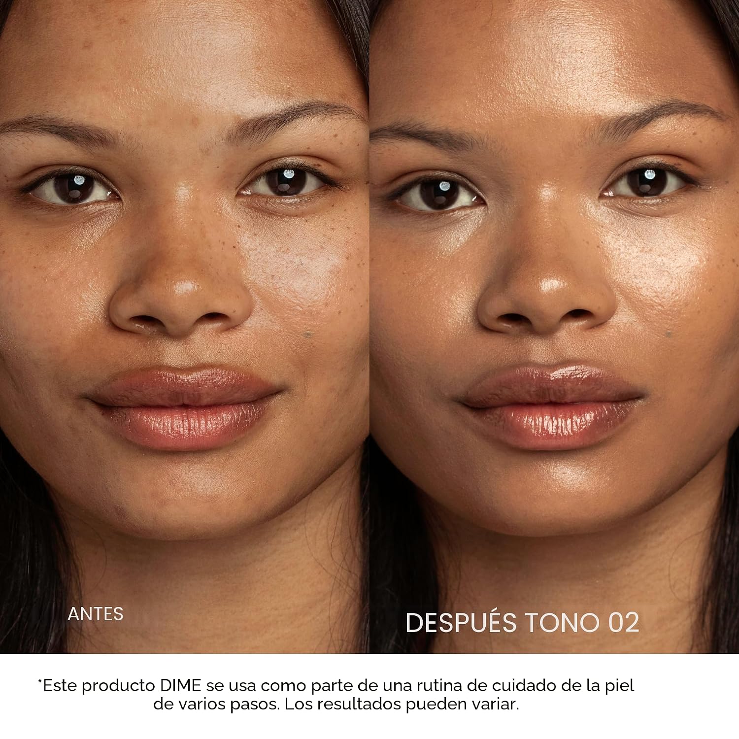 DIME BEAUTY TINTED BRILLO GLOW WONDERSCREEN SPF 30, PROTECTOR SOLAR MINERAL PARA ROSTRO CON 19% DE ÓXIDO DE ZINC, HUMECTANTE - 6
