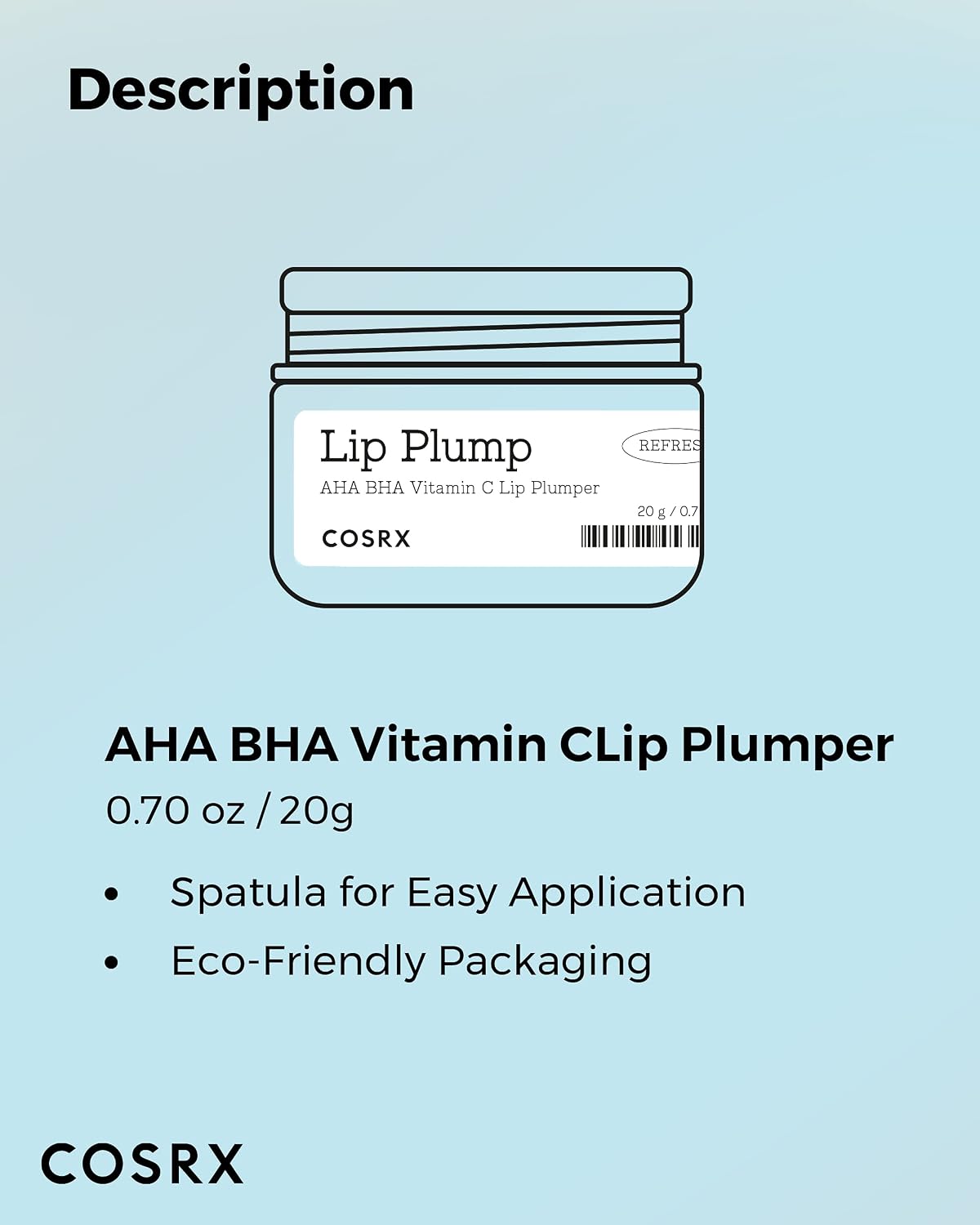 COSRX AHA BHA VITAMINA C LIP PLUMPER, 0.7 OZ - 7