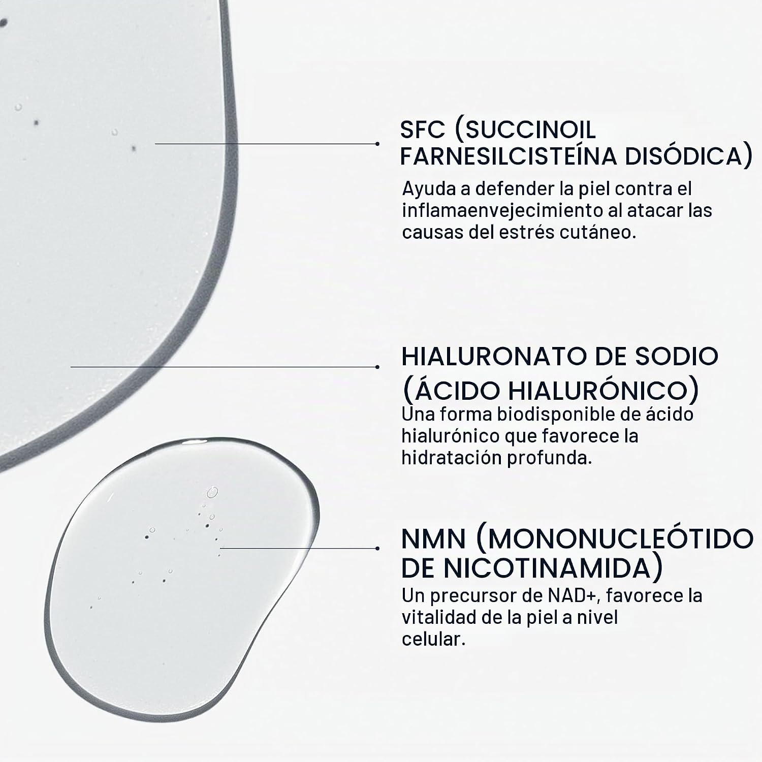 BLUEPRINT BRYAN JOHNSON SUERO FACIAL CON SFC Y NMN SUERO ANTIEDAD PARA LÍNEAS FINAS, FIRMEZA E HIDRATACIÓN CUIDADO - 5