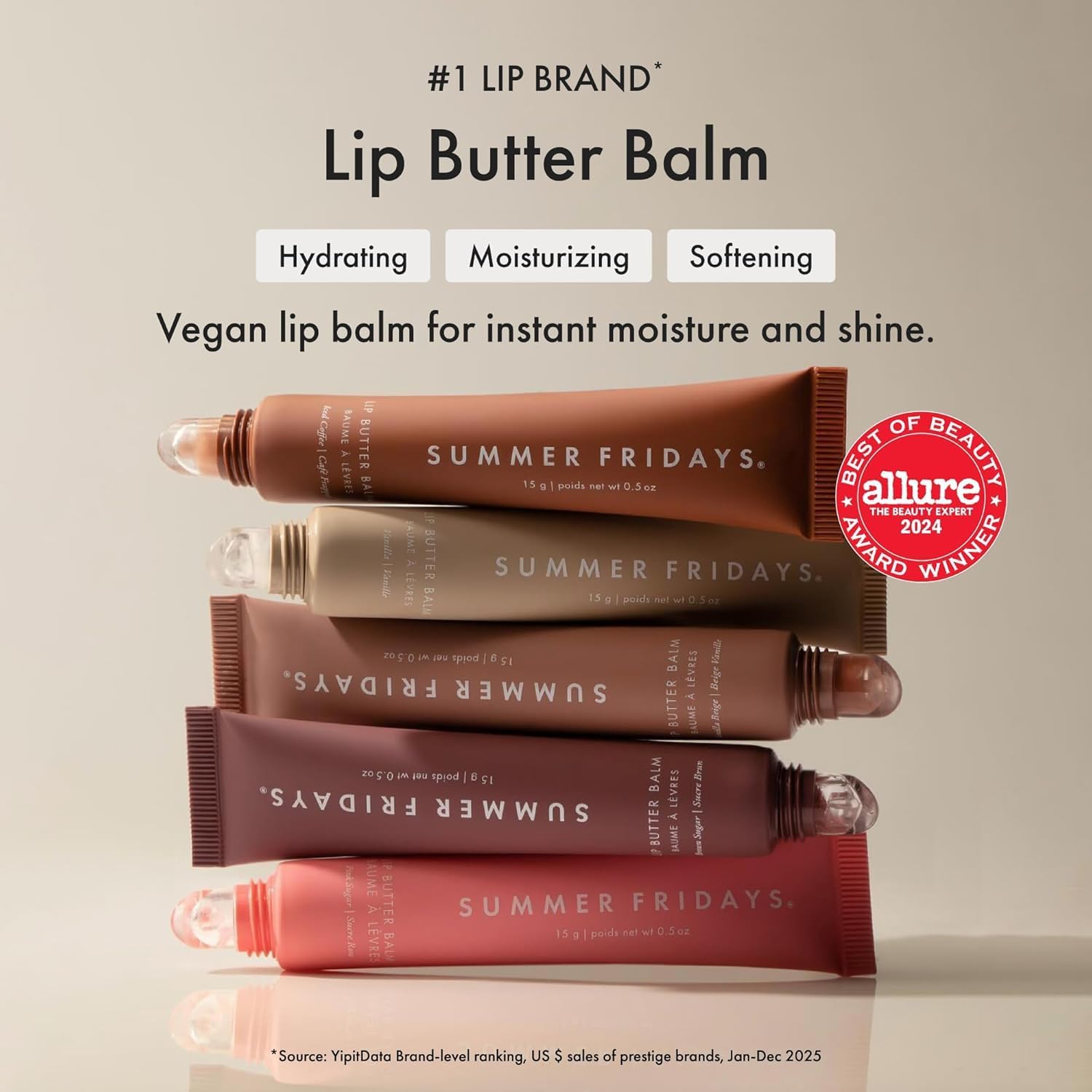 SUMMER FRIDAYS LIP BUTTER BALM SUMMER FRUIT TRIO BÁLSAMO LABIAL HIDRATANTE TEÑIDO PARA HUMEDAD INSTANTÁNEA BRILLO VÍTREO - 2