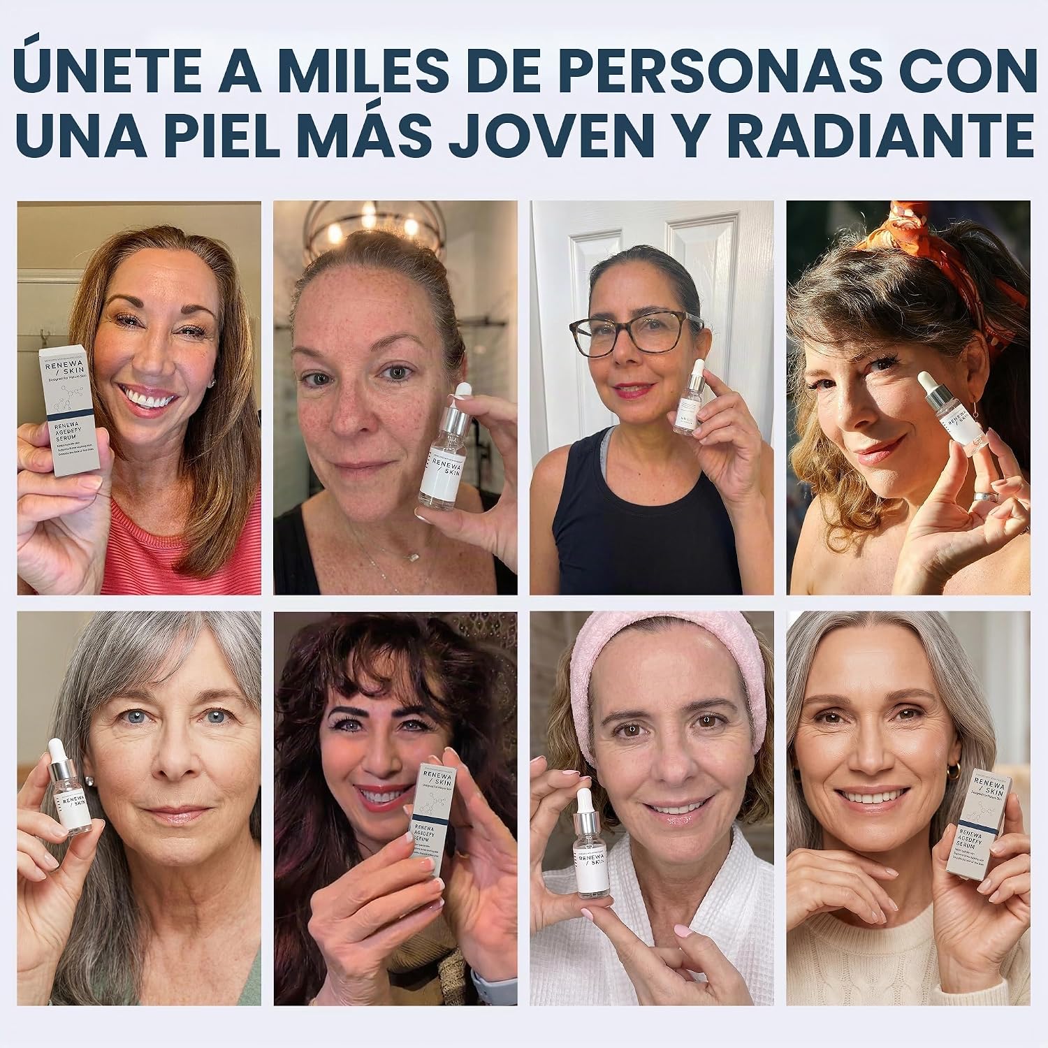 RENEWASKIN AGEDEFY - SUERO DE NIACINAMIDA AL 5% LIGERO E HIDRATANTE CON ÁCIDO HIALURÓNICO Y ANTIOXIDANTES, ILUMINADOR, - 4