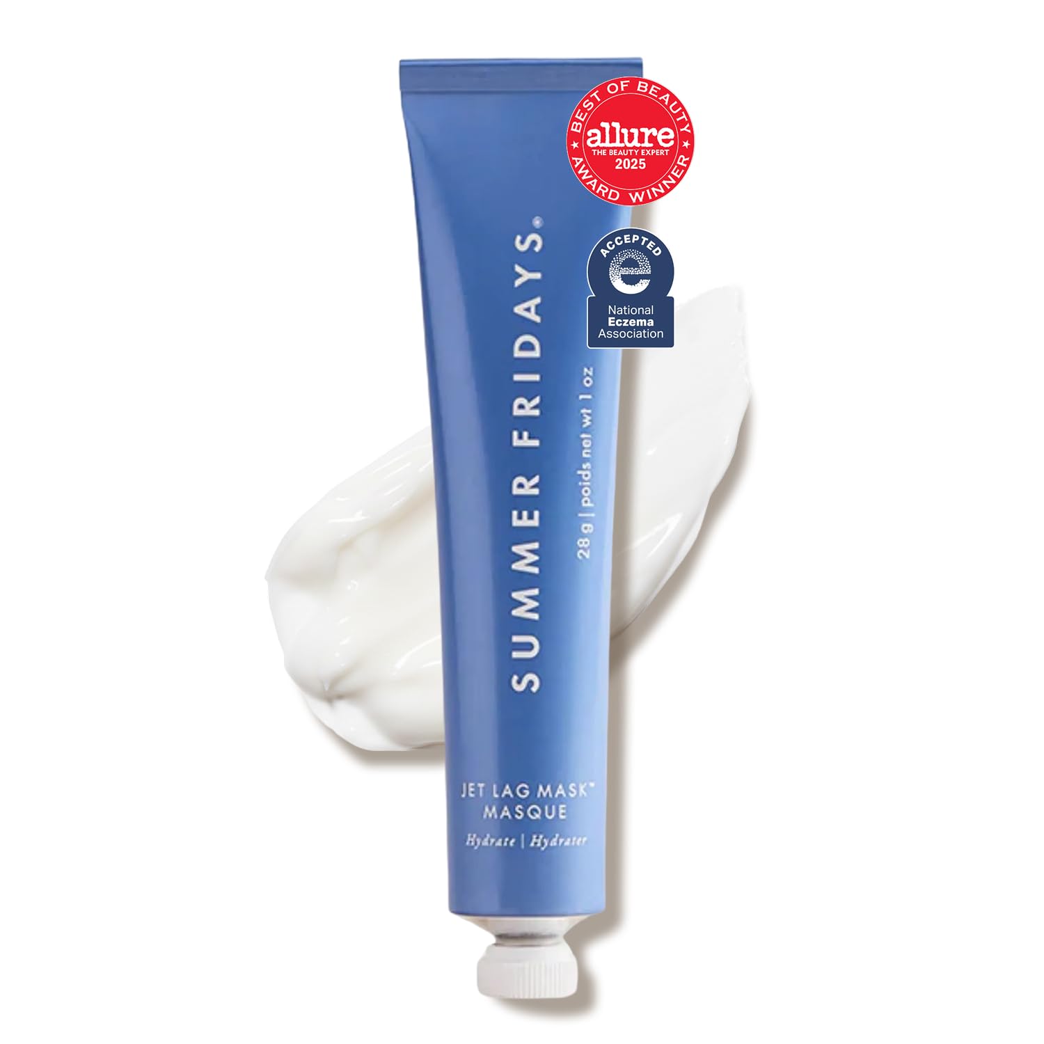SUMMER FRIDAYS JET LAG MASCARILLA FACIAL MINI - HIDRATANTE FACIAL Y MASCARILLA ENRIQUECIDA CON ÁCIDO HIALURÓNICO, - 1