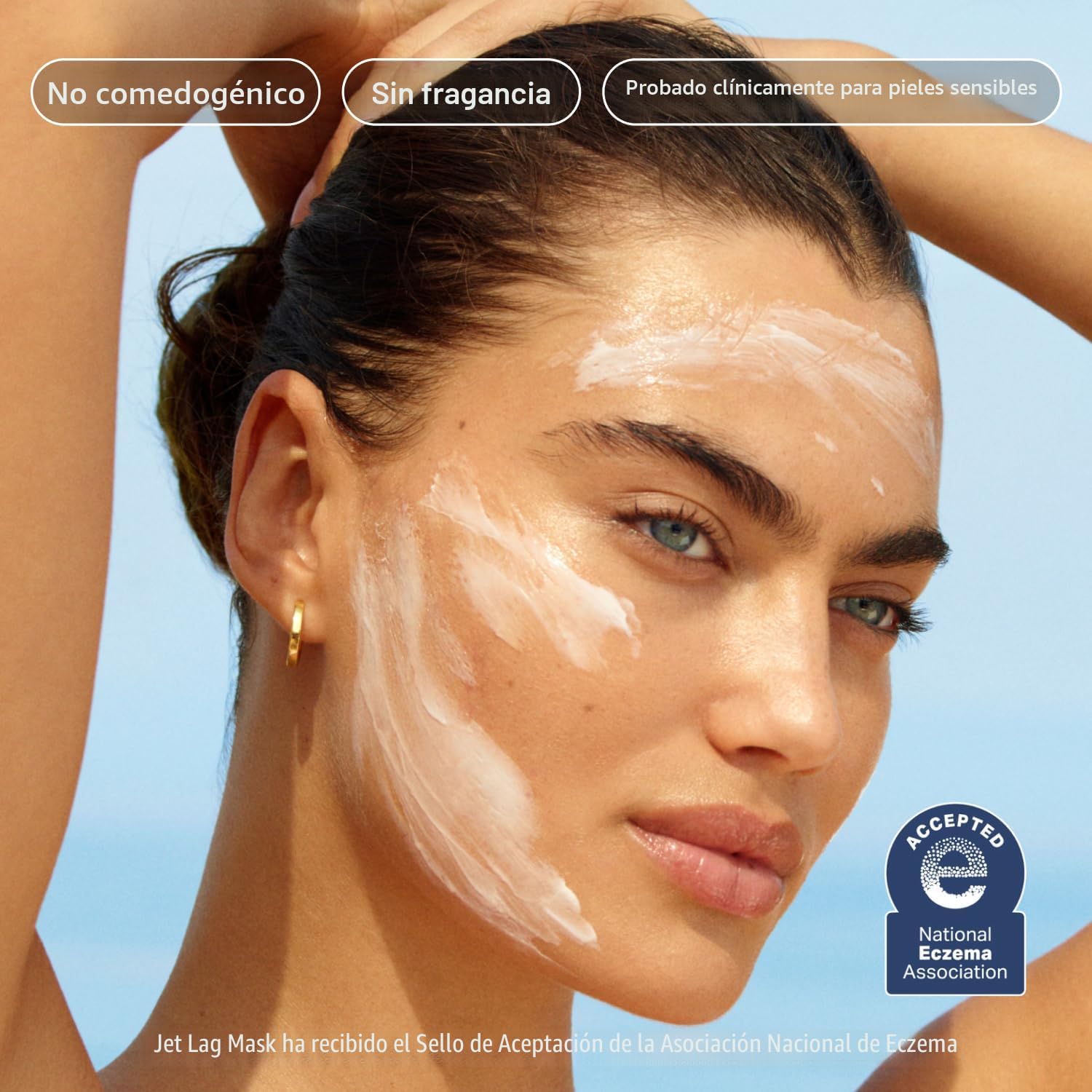SUMMER FRIDAYS JET LAG MASCARILLA FACIAL MINI - HIDRATANTE FACIAL Y MASCARILLA ENRIQUECIDA CON ÁCIDO HIALURÓNICO, - 6