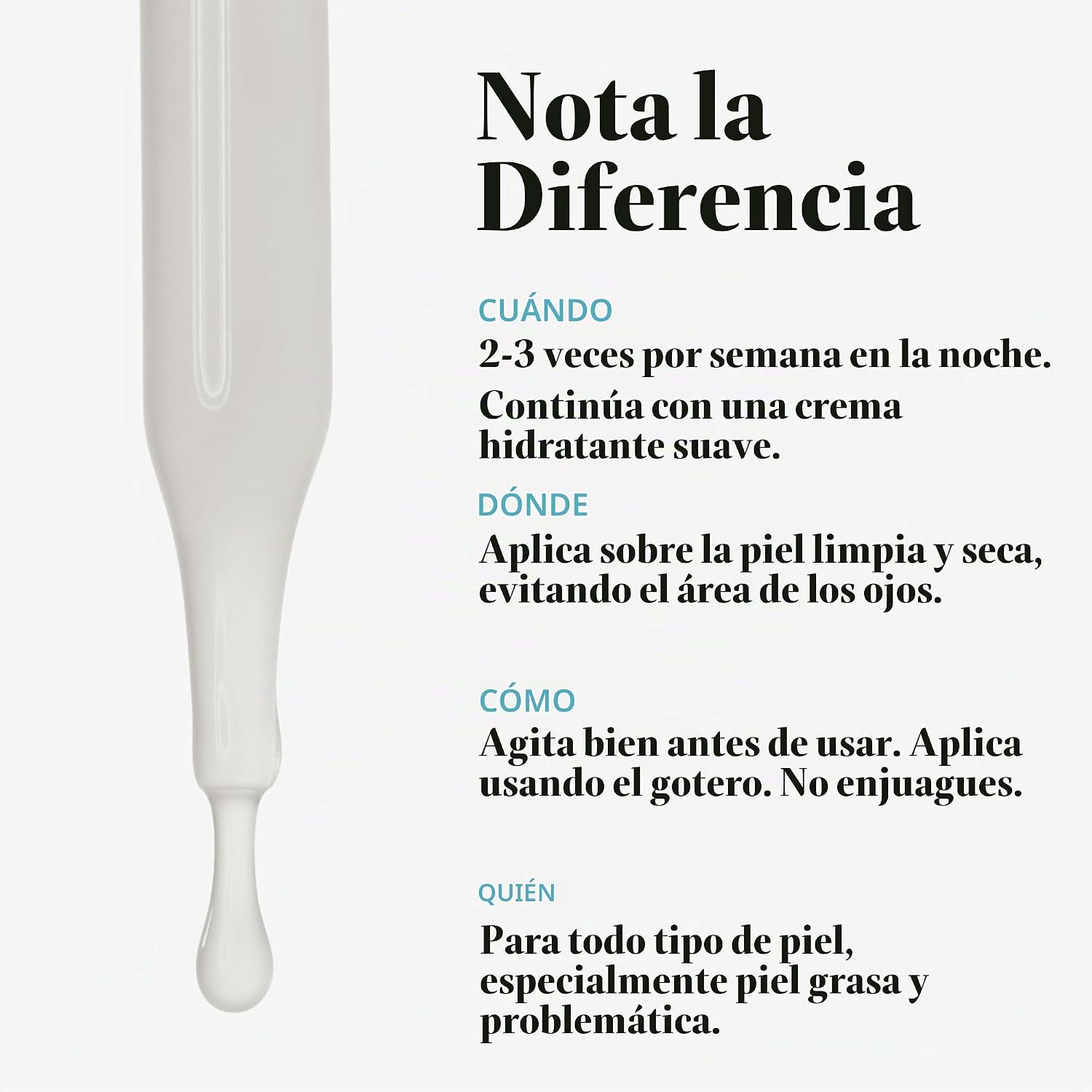 BLISS CLEAR GENIUS - CÁSCARA LÍQUIDA CLARIFICANTE DURANTE LA NOCHE, 1 ONZA LÍQUIDA, AMANTE DE LA PIEL - 4