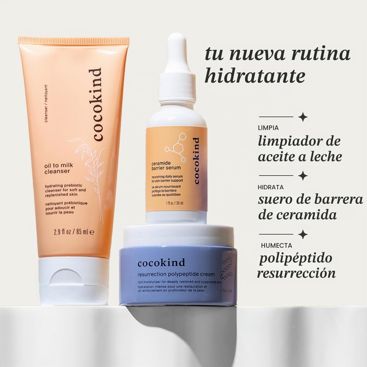 COCOKIND RESURRECTION - CREMA POLIPEPTÍDICA, 1.7 ONZAS LÍQUIDAS - 5