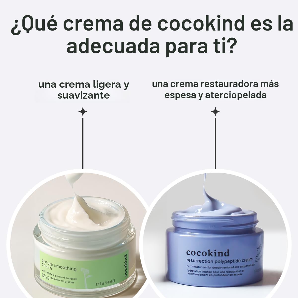 COCOKIND RESURRECTION - CREMA POLIPEPTÍDICA, 1.7 ONZAS LÍQUIDAS - 6