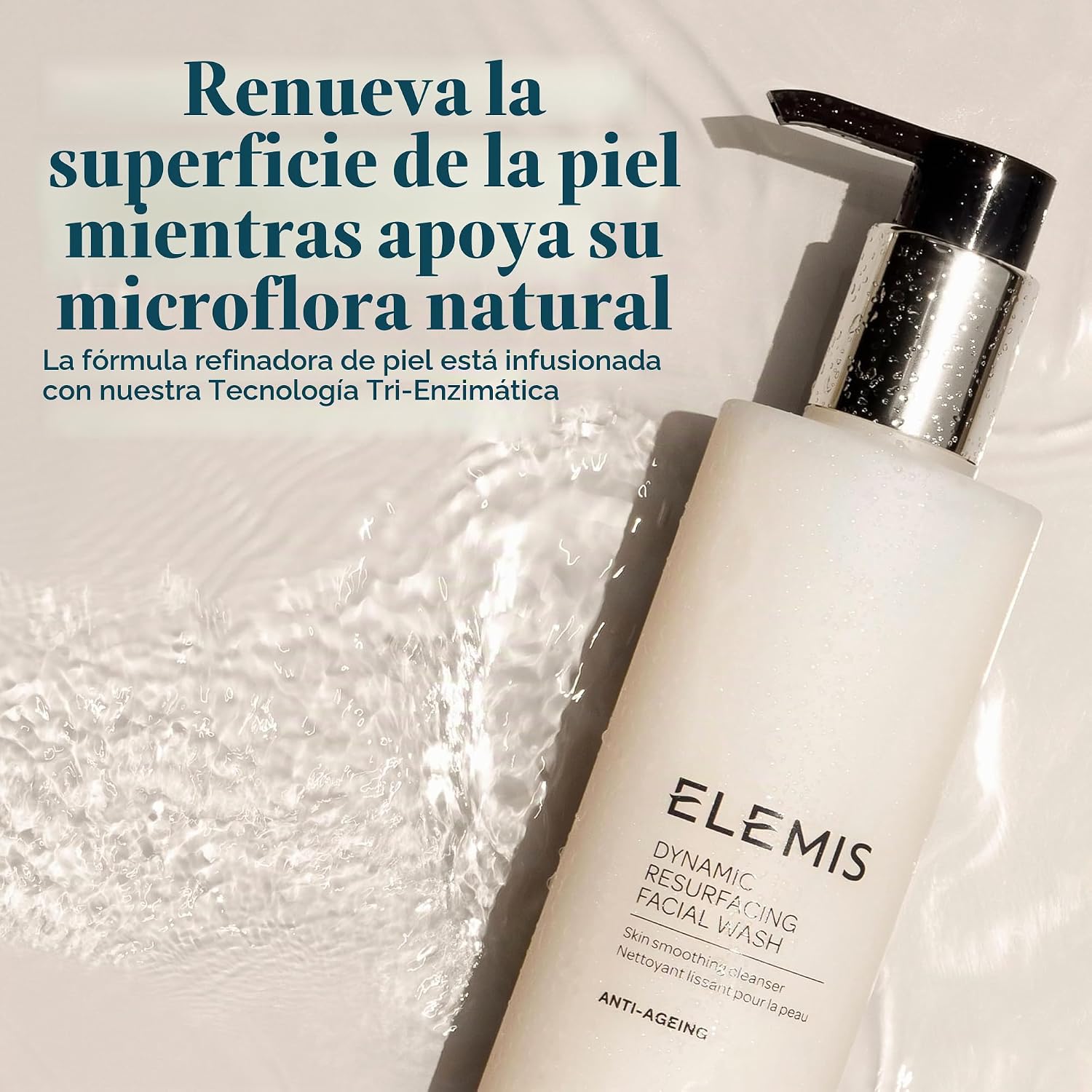 ELEMIS LAVADO FACIAL DYNAMIC RESURFACING, LAVADO FACIAL EXFOLIANTE ANTI-ENVEJECIMIENTO Y GEL LIMPIADOR ENZIMĂTICO PARA TODO - 3