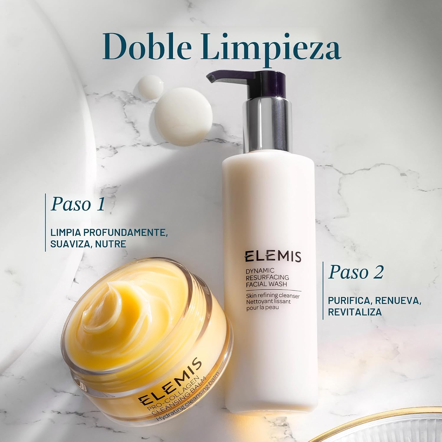 ELEMIS LAVADO FACIAL DYNAMIC RESURFACING, LAVADO FACIAL EXFOLIANTE ANTI-ENVEJECIMIENTO Y GEL LIMPIADOR ENZIMĂTICO PARA TODO - 6