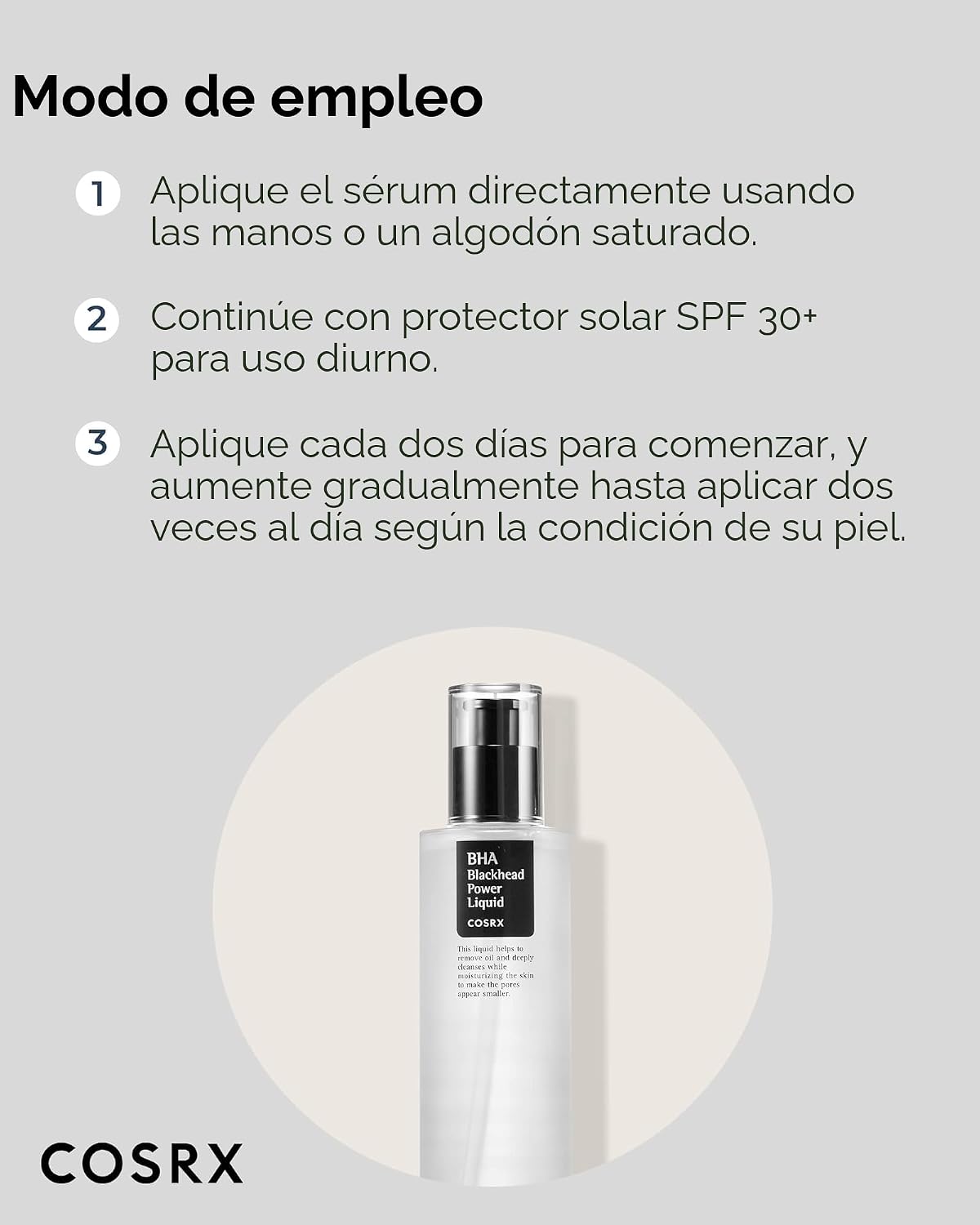 LÍQUIDO POTENTE COSRX BHA PARA PUNTOS NEGROS, 3.38 ONZAS LÍQUIDAS - 6