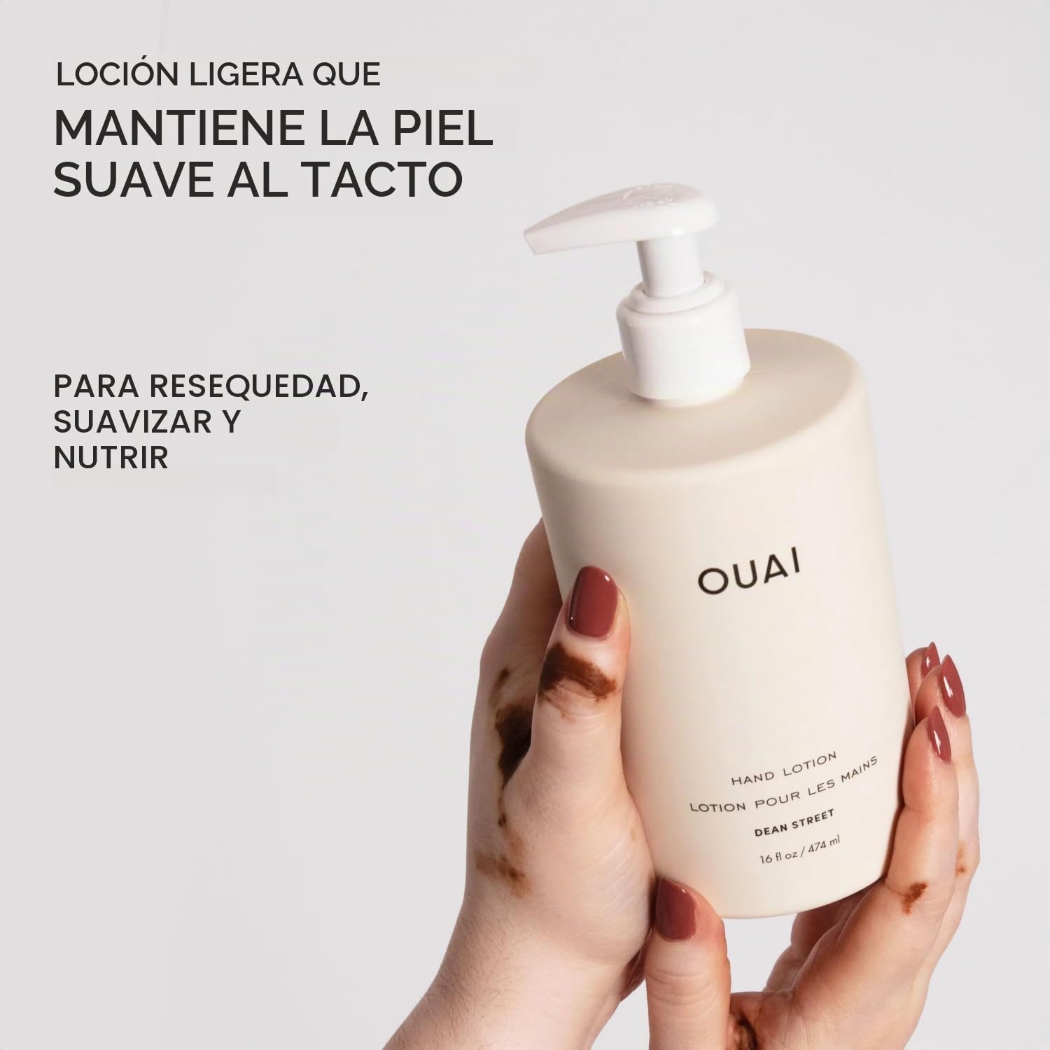 OUAI LOCIÓN DE MANOS - LOCIÓN LIGERA E HIDRATANTE DIARIA PARA PIEL SECA - HECHA CON AGUACATE, ACEITE DE ROSA MOSQUETA - 2