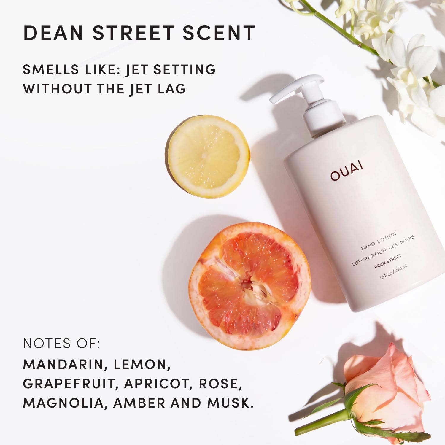 OUAI LOCIÓN DE MANOS - LOCIÓN LIGERA E HIDRATANTE DIARIA PARA PIEL SECA - HECHA CON AGUACATE, ACEITE DE ROSA MOSQUETA - 5