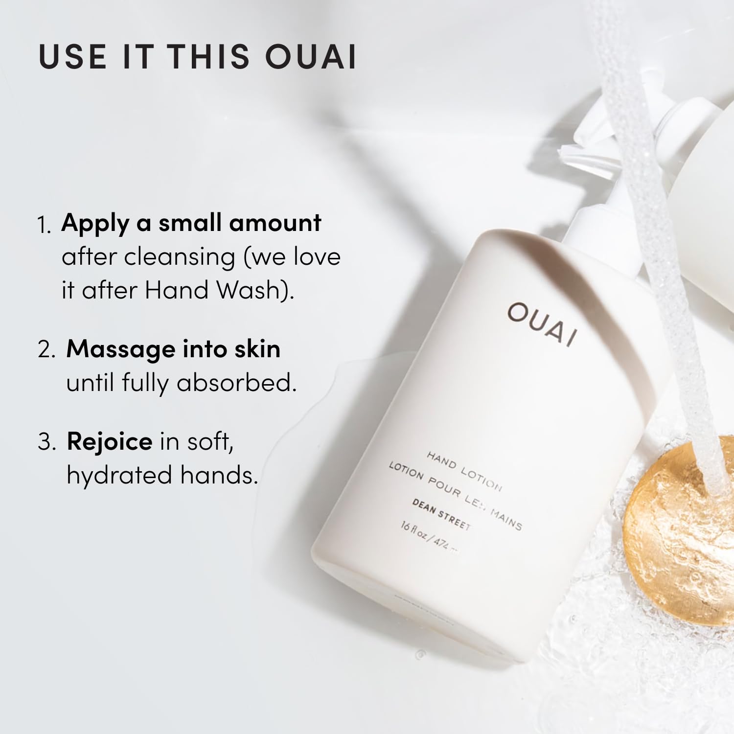 OUAI LOCIÓN DE MANOS - LOCIÓN LIGERA E HIDRATANTE DIARIA PARA PIEL SECA - HECHA CON AGUACATE, ACEITE DE ROSA MOSQUETA - 6