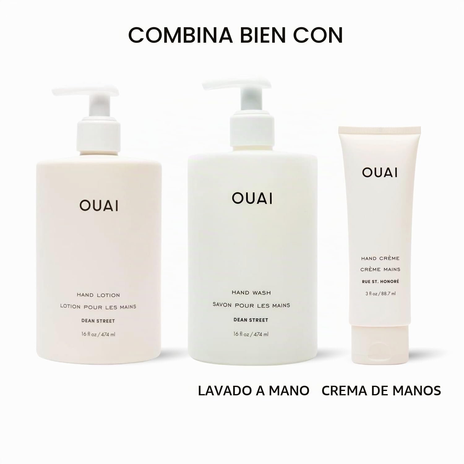 OUAI LOCIÓN DE MANOS - LOCIÓN LIGERA E HIDRATANTE DIARIA PARA PIEL SECA - HECHA CON AGUACATE, ACEITE DE ROSA MOSQUETA - 7