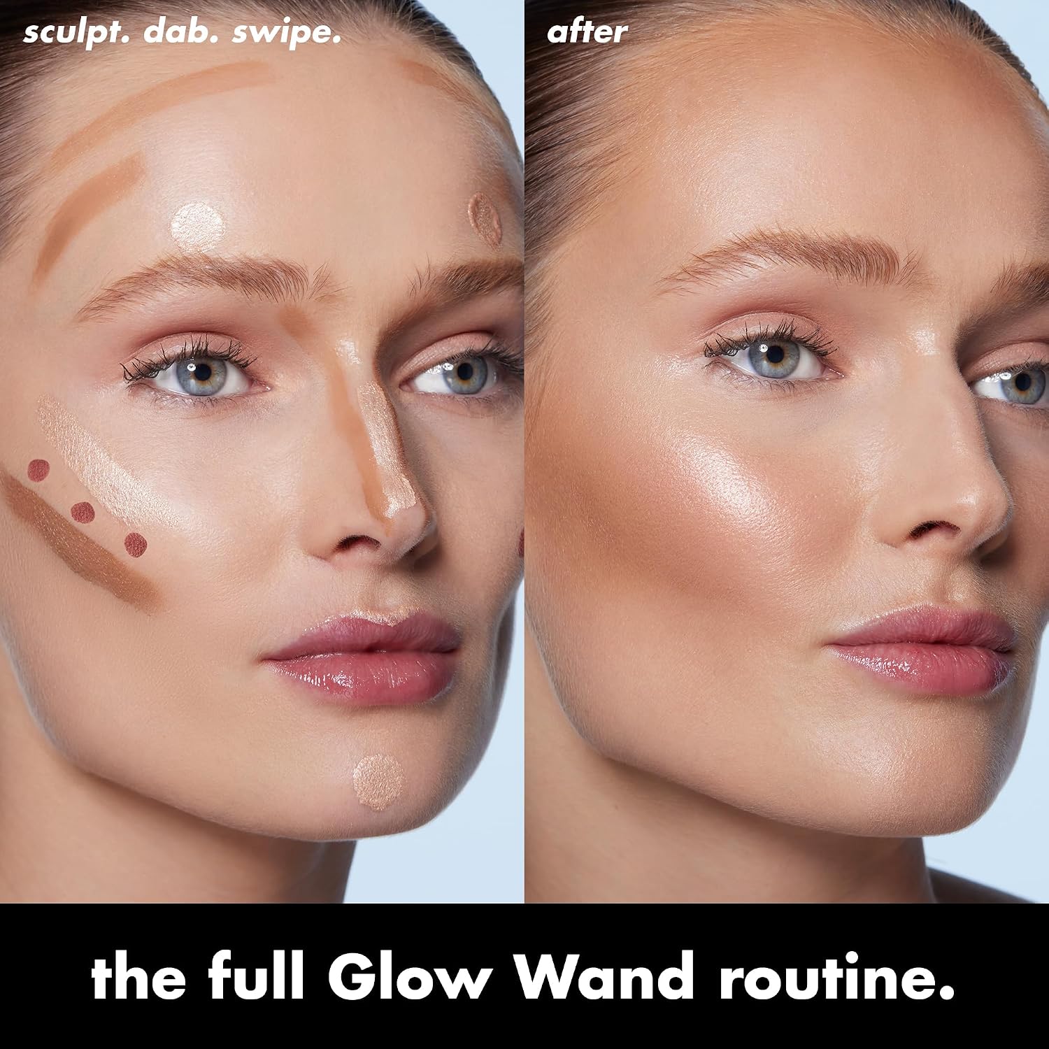 E.L.F. HALO BRILLO GLOW RUBOR MAQUILLAJE BEAUTY WAND, VARITA DE BELLEZA DE RUBOR LÍQUIDO PARA MEJILLAS RADIANTES - 5