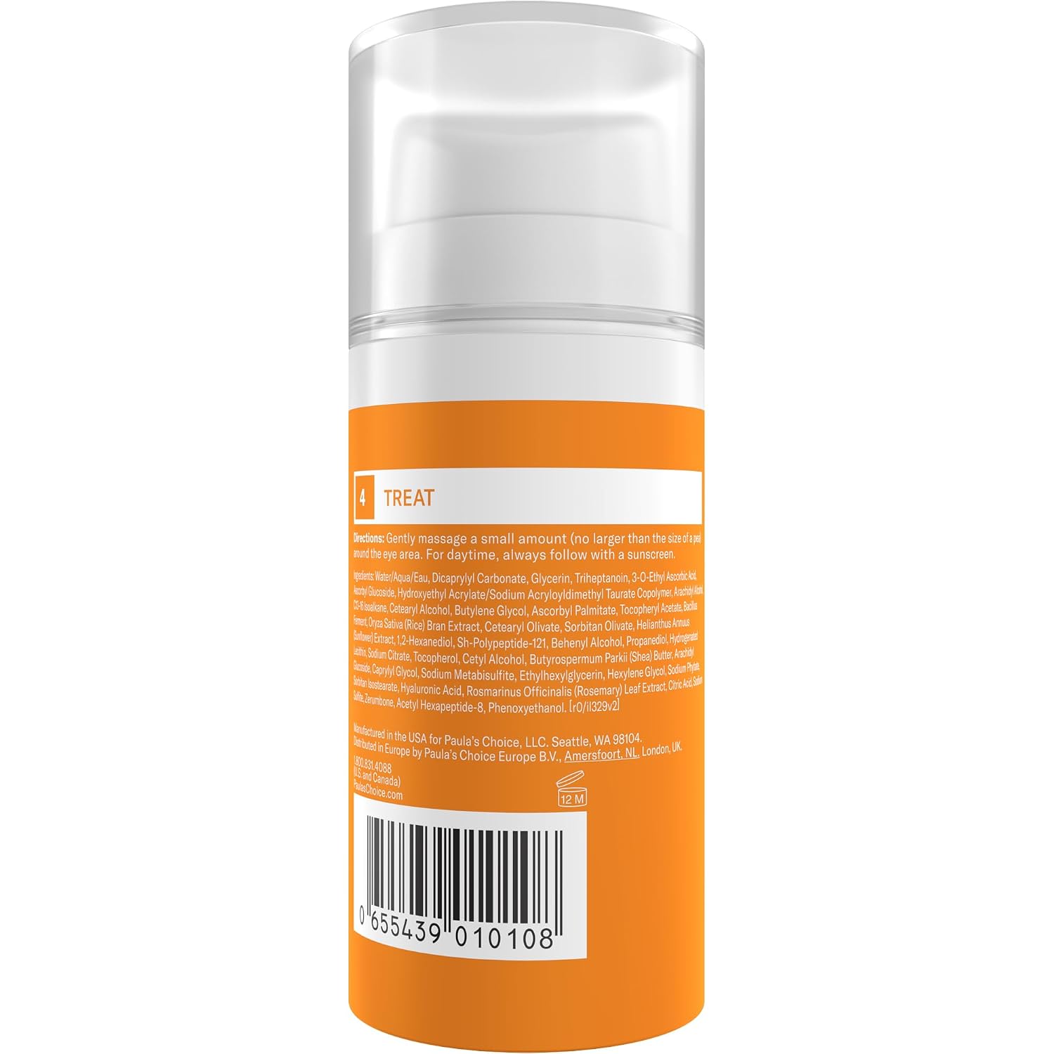 PAULA S CHOICE C5 SUPER BOOST CREMA DE OJOS CON 5% DE VITAMINA C, 0.5 ONZAS LÍQUIDAS - 4