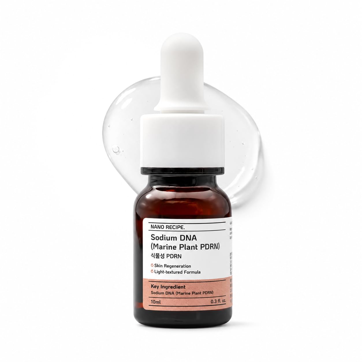 NANO RECIPE SUERO PDRN A BASE DE PLANTAS CUIDADO DE LA PIEL VEGANO COREANO DIY AUMENTA LA REGENERACIÓN DE LA PIEL, FORTALECE - 1