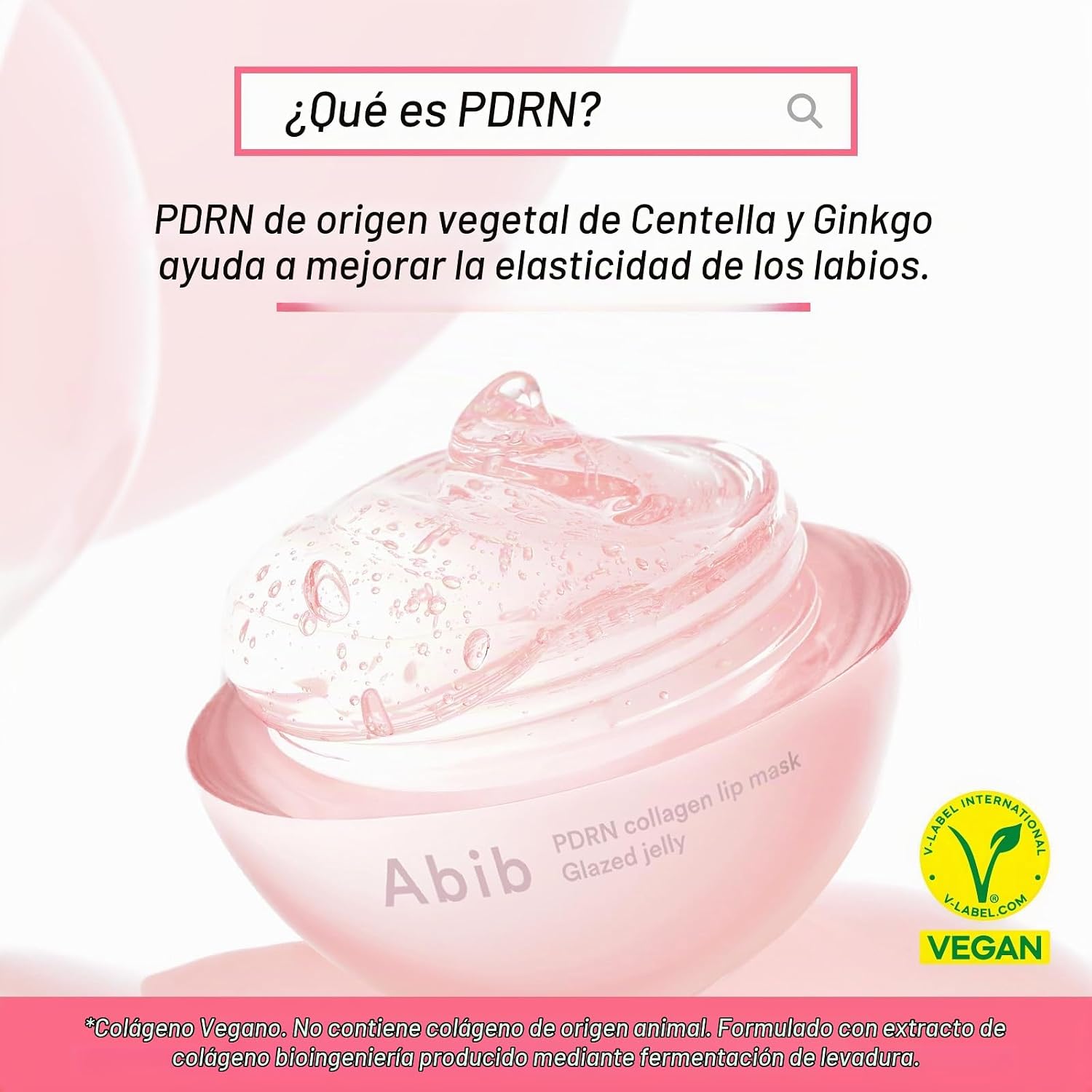 ABIB PDRN MASCARILLA DE LABIOS DE COLÁGENO EN GEL BRILLANTE 11.3 ML MANTEQUILLA LABIAL COREANA, BÁLSAMO DE CUIDADO NOCTURNO - 5