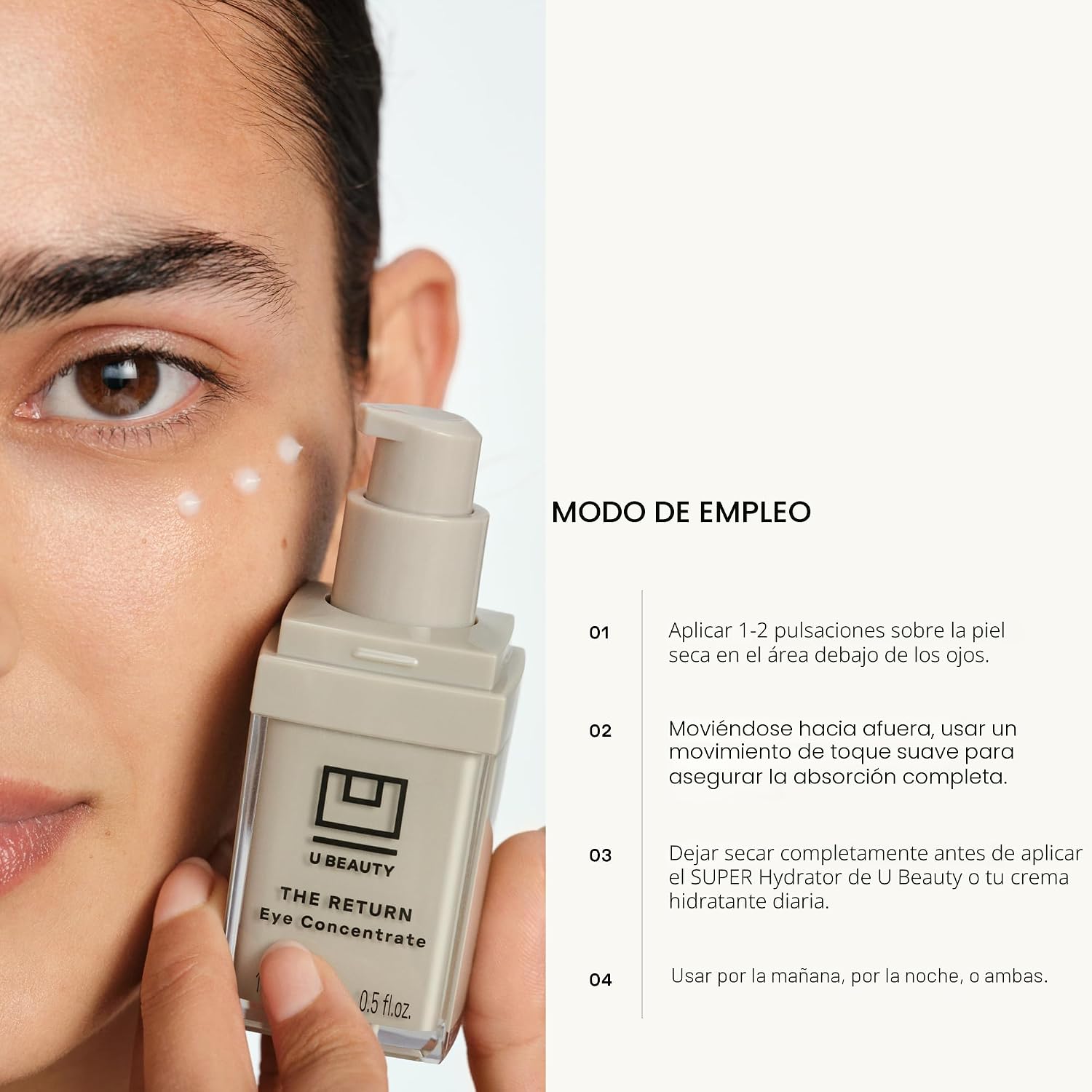 U BEAUTY THE RETURN EYE CONCENTRATE - CREMA PARA OJOS ANTIENVEJECIMIENTO - 0.5 FL OZ - 7