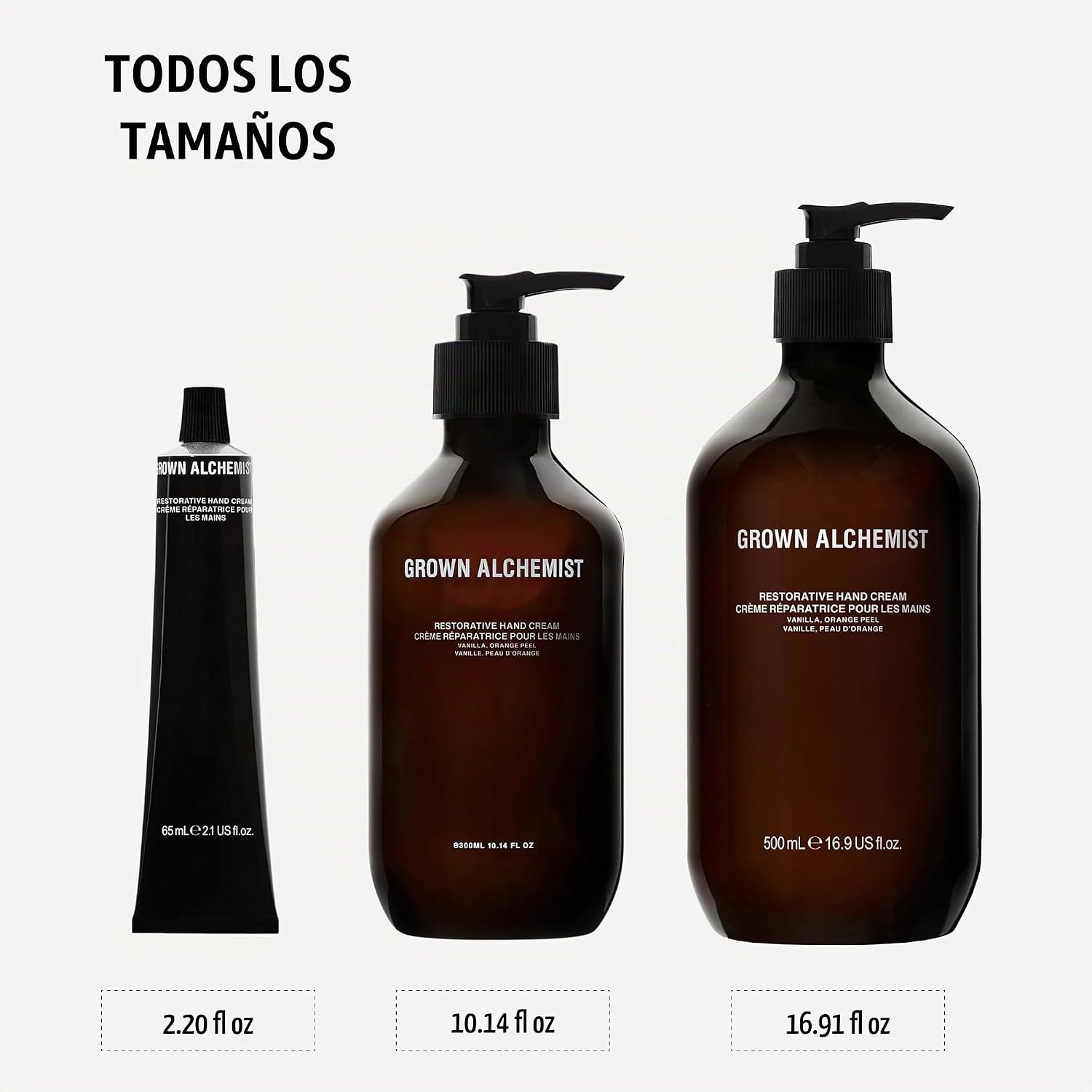 CREMA DE MANOS RESTAURADORA GROWN ALCHEMIST. VAINILLA Y CÁSCARA DE NARANJA. CREMA HIDRATANTE NO GRASOSA PARA NUTRIR - 5