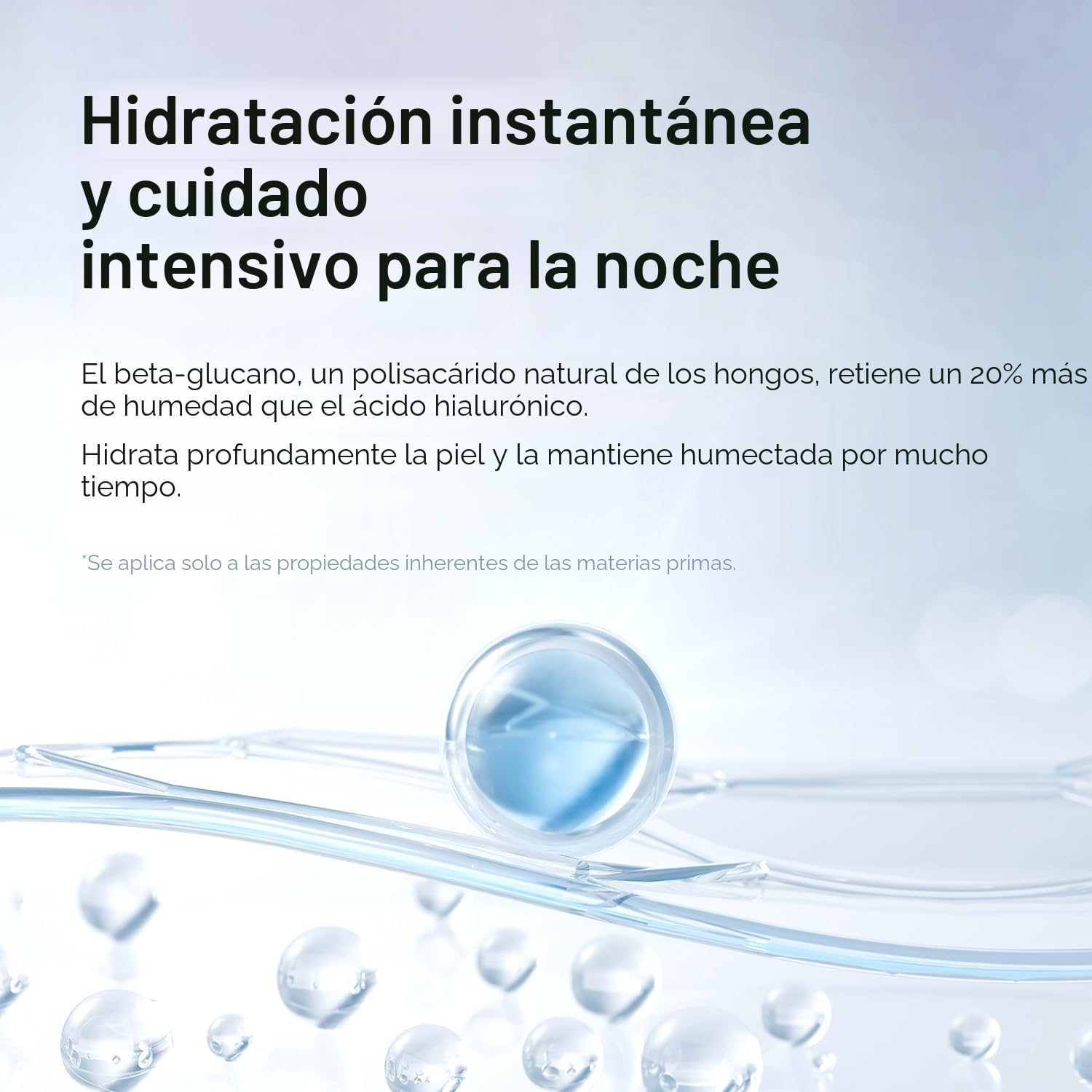 IUNIK BETA-GLUCAN POWER SUERO VEGANO DE HUMEDAD PROFUNDA HIDRATACIÓN INTENSA EXTRACTOS DE LEVADURA DE HONGOS DERIVADOS - 3