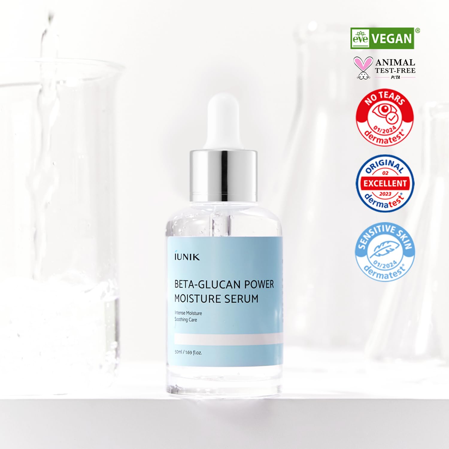 IUNIK BETA-GLUCAN POWER SUERO VEGANO DE HUMEDAD PROFUNDA HIDRATACIÓN INTENSA EXTRACTOS DE LEVADURA DE HONGOS DERIVADOS - 6