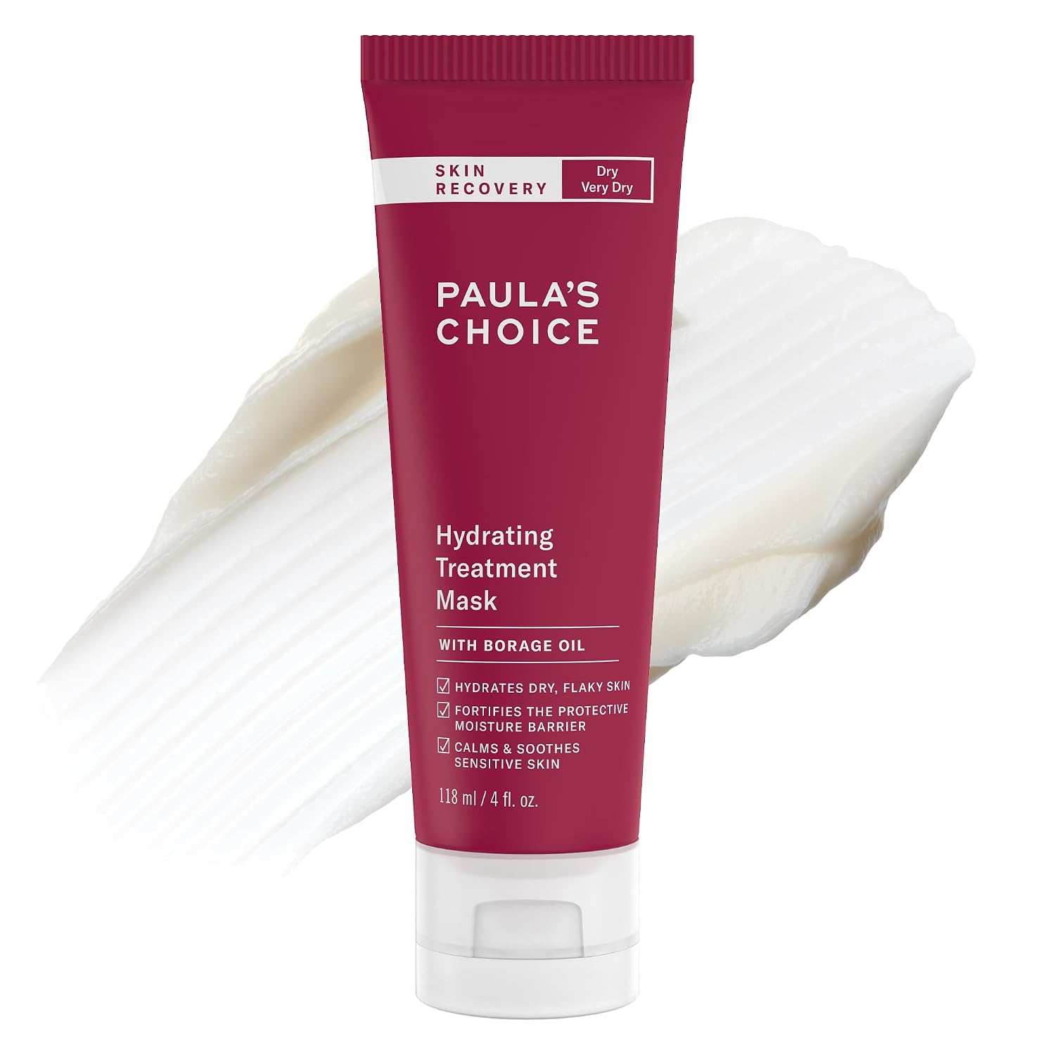PAULA S CHOICE SKIN RECOVERY MASCARILLA FACIAL DE TRATAMIENTO HIDRATANTE, BOTELLA DE 4 ONZAS, PARA PIEL EXTRA SECA - 1