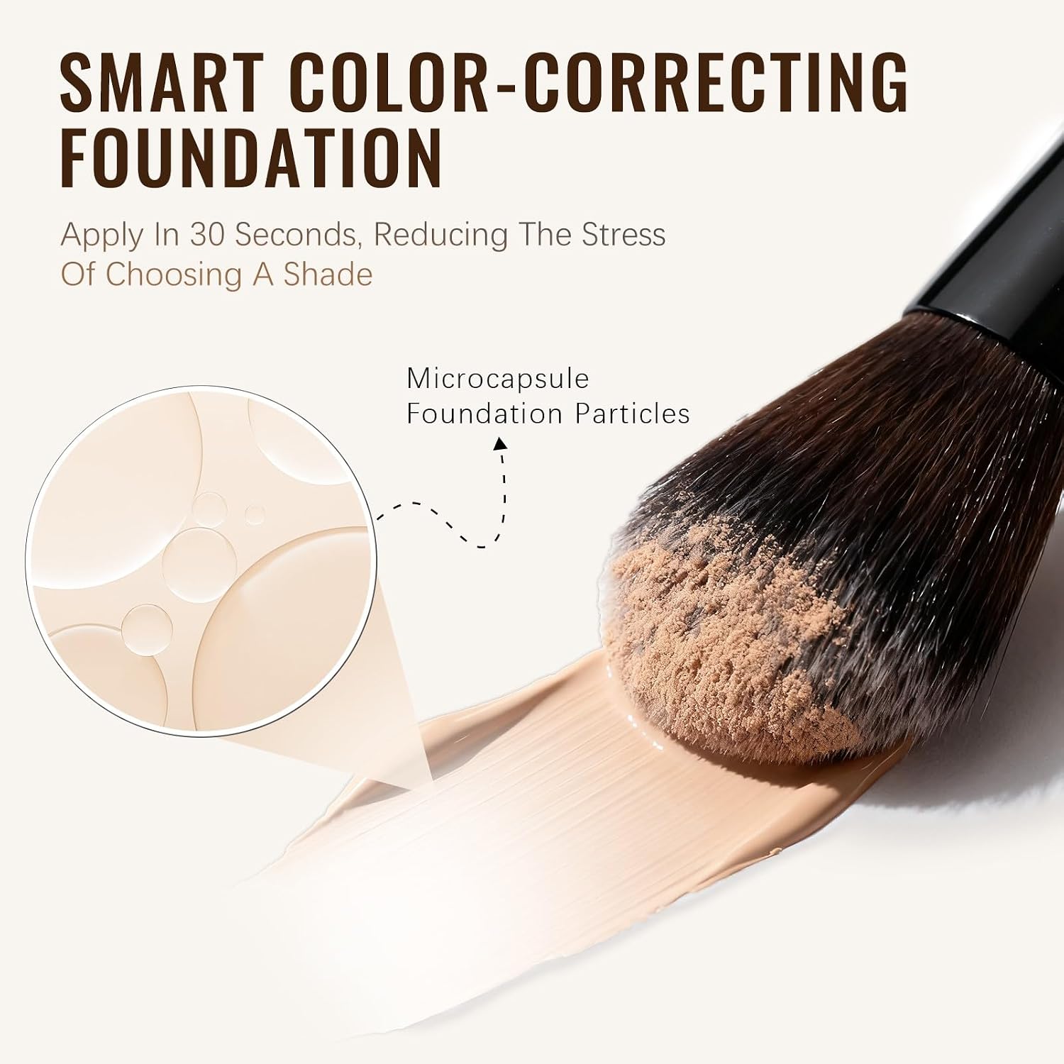 BASE DE MAQUILLAJE QUE CAMBIA DE COLOR PARA MUJER, LÍQUIDO ADAPTABLE AL TONO DE PIEL, COBERTURA MEDIA-COMPLETA, DE LARGA - 2