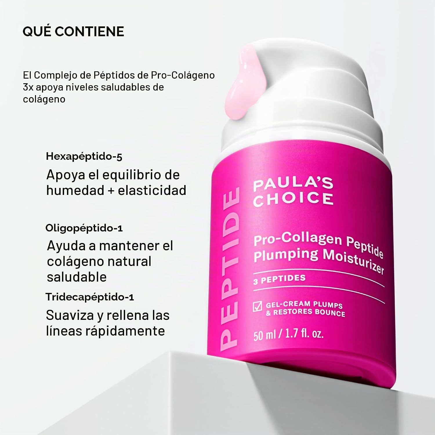 PAULA S CHOICE PRO-COLÁGENO PÉPTIDO HIDRATANTE FACIAL PARA RELLENAR, CREMA FACIAL EN GEL DIARIA PARA HIDRATACIÓN PROFUNDA - 6