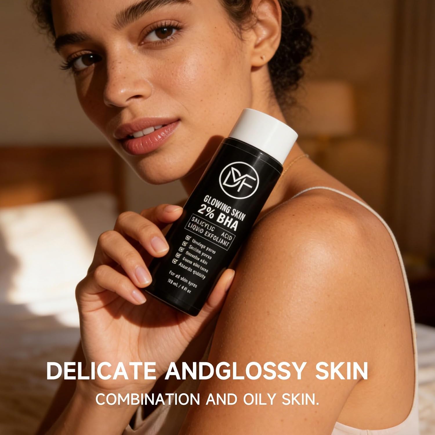 SUERO EXFOLIANTE LÍQUIDO DE ÁCIDO SALICÍLICO BHA 2% PARA ELIMINACIÓN DE PUNTOS NEGROS, DESATASCA LOS POROS, SUAVIZA - 2
