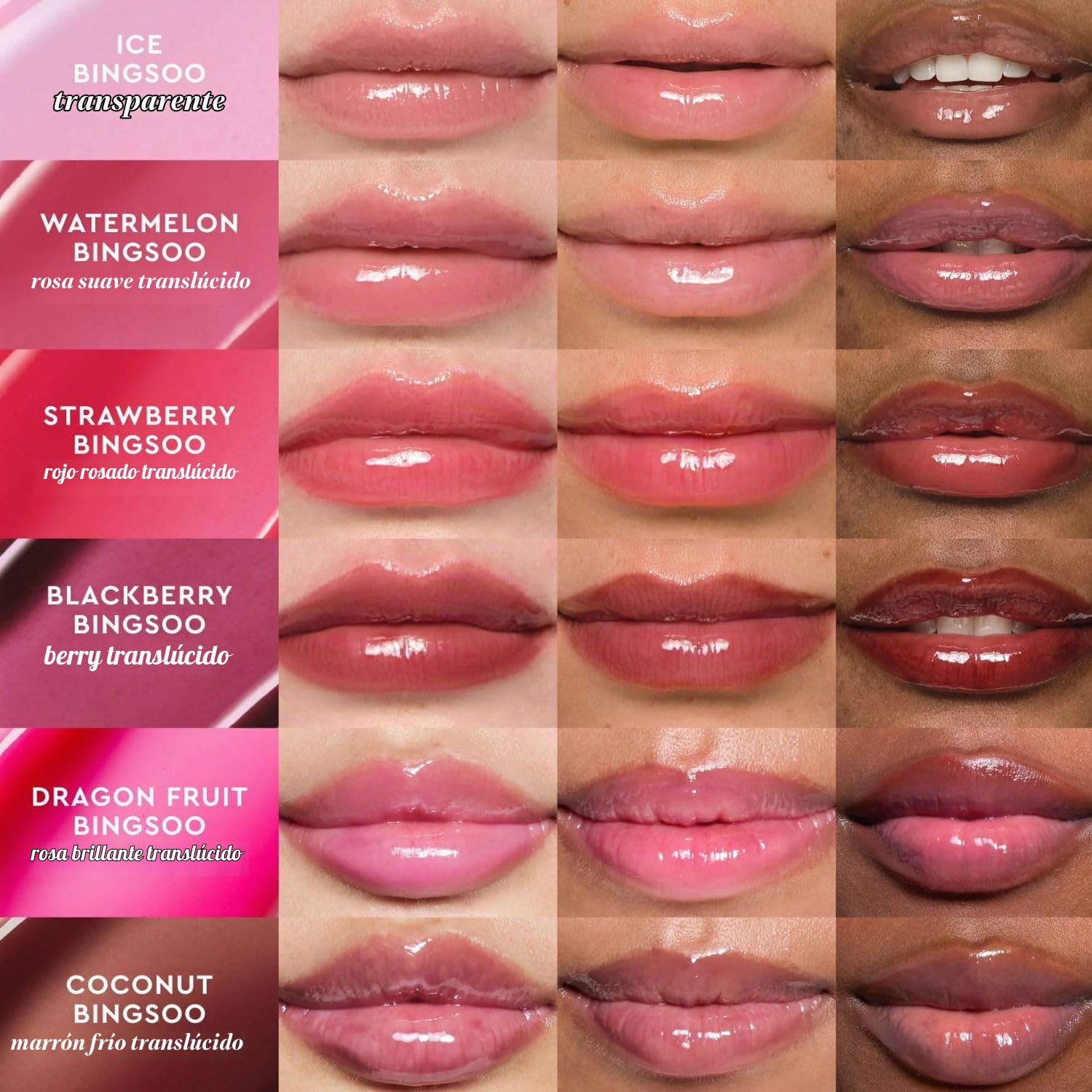 BRILLO GLOW RECIPE BÁLSAMO DE VIDRIO TRATAMIENTO LABIAL HIDRATANTE, HIGO BINGSOO, 0.5 FL OZ - 6
