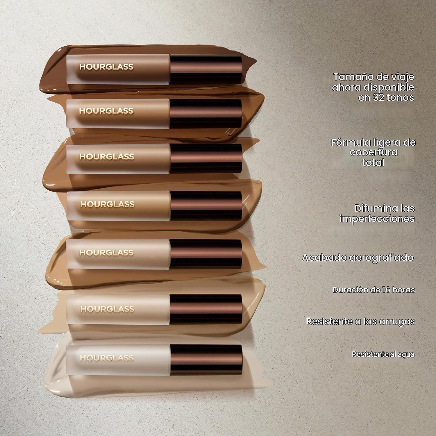 HOURGLASS CORRECTOR DE AERÓGRAFO VANISH. CORRECTOR LIGERO E IMPERMEABLE PARA UN ASPECTO NATURAL CON AERÓGRAFO - 4