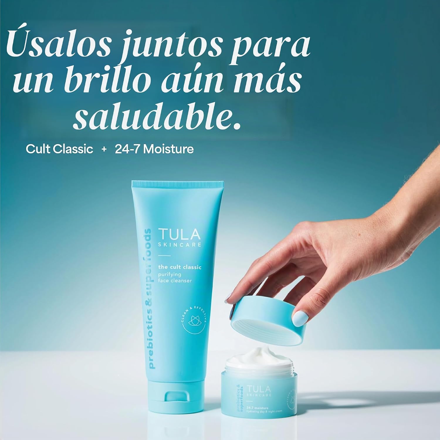 TULA SKIN CARE CULT CLASSIC LIMPIADOR FACIAL PURIFICADOR - TAMAÑO EXTRA GRANDE, LAVADO FACIAL SUAVE Y EFICAZ, REMOVEDOR - 2