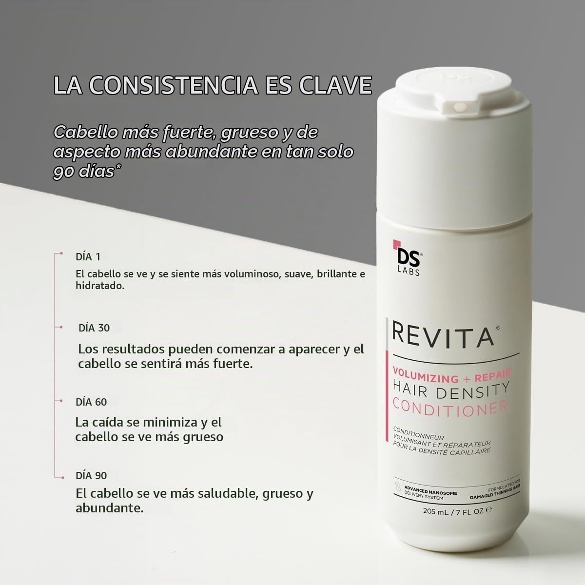 DS LABS REVITA HAIR DENSITY CHAMPÚ Y ACONDICIONADOR VOLUMINIZADOR PARA CABELLO FINO - 5