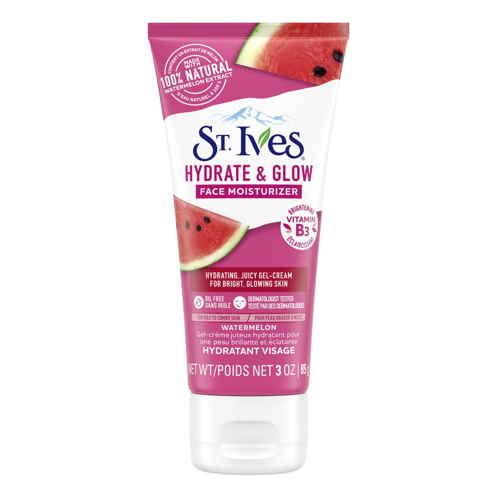 ST. IVES HIDRATANTE FACIAL HYDRATE Y BRILLO GLOW SANDÍA 3 ONZAS - 1